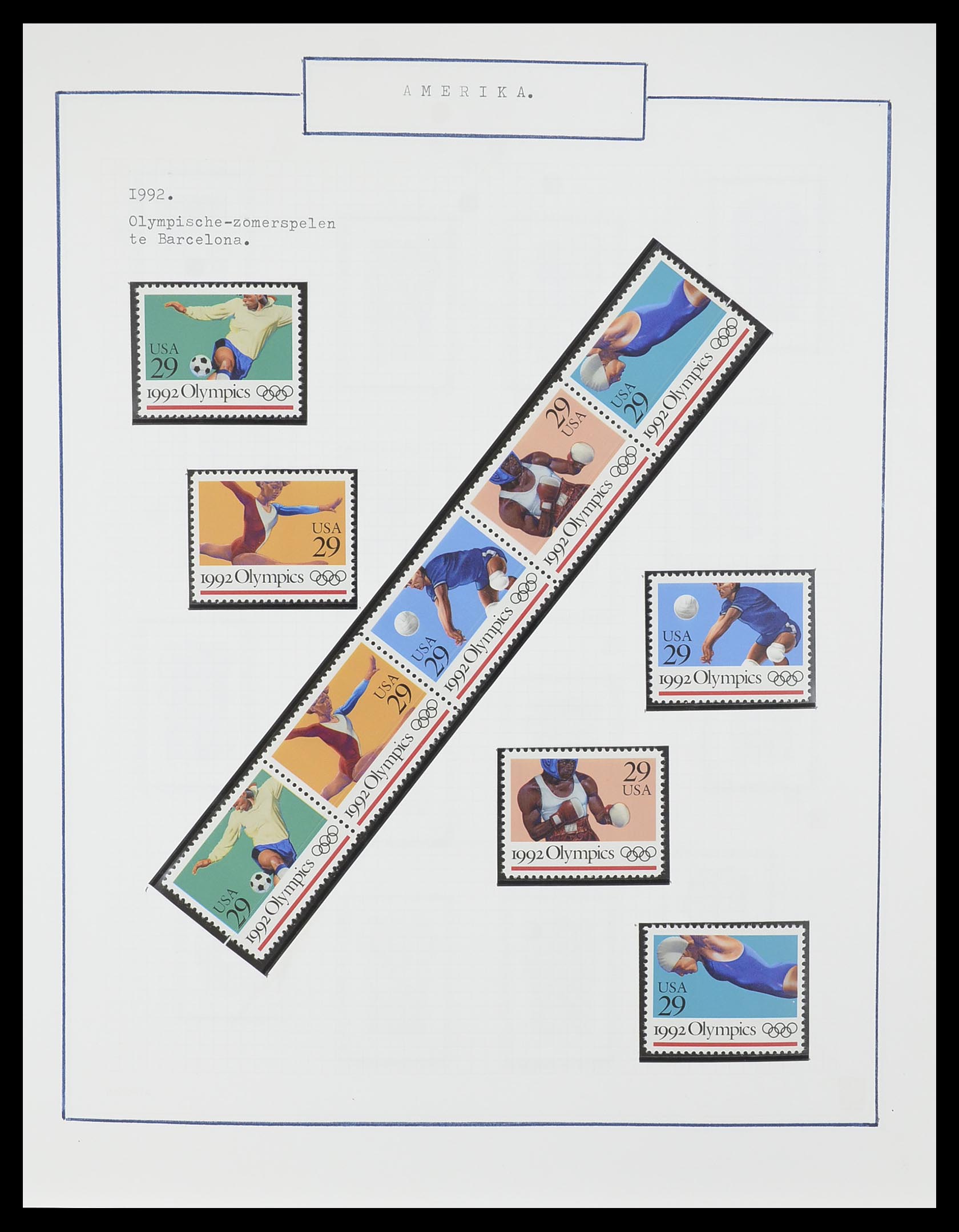 33823 020 - Stamp collection 33823 USA 1989-1998.
