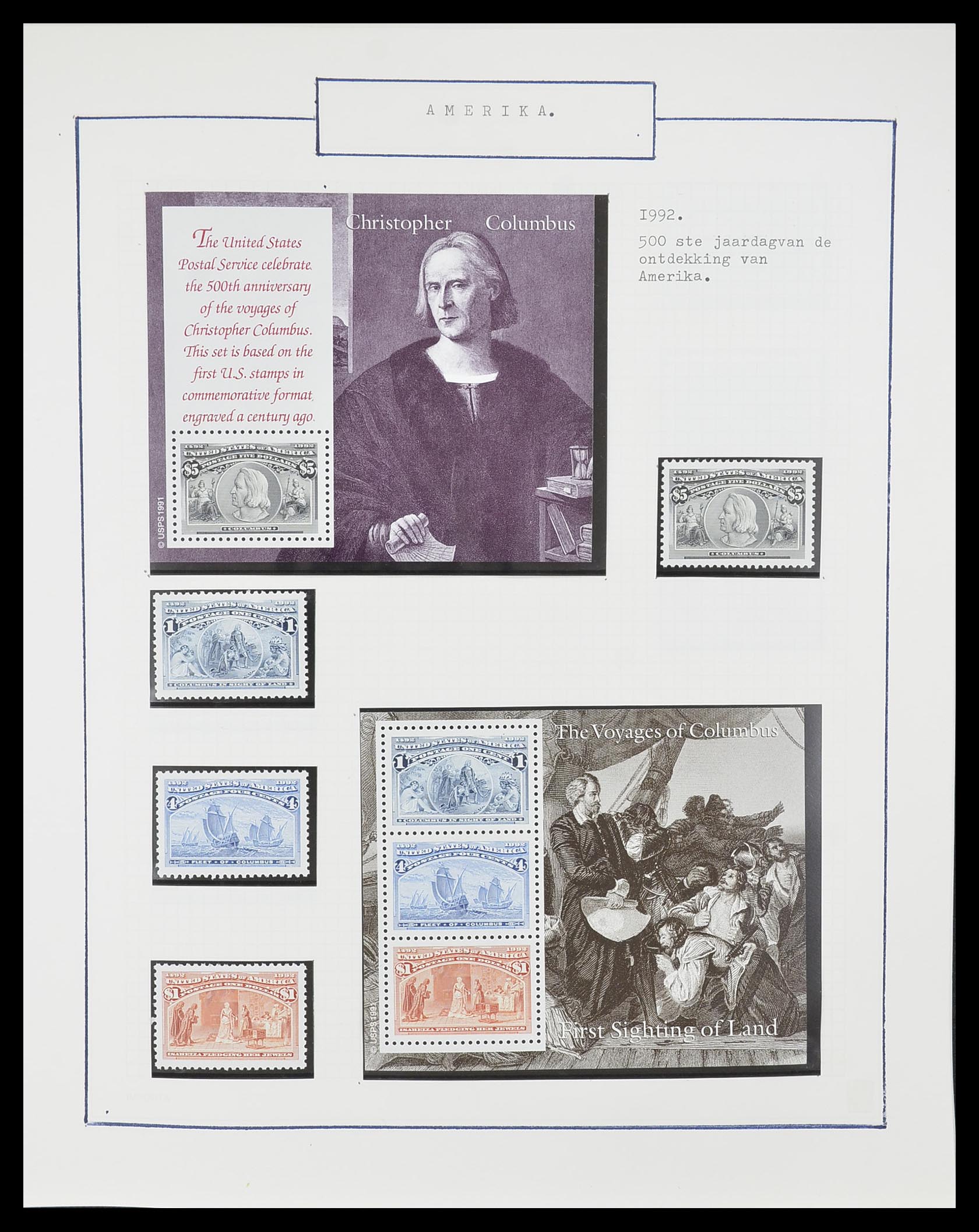 33823 026 - Stamp collection 33823 USA 1989-1998.