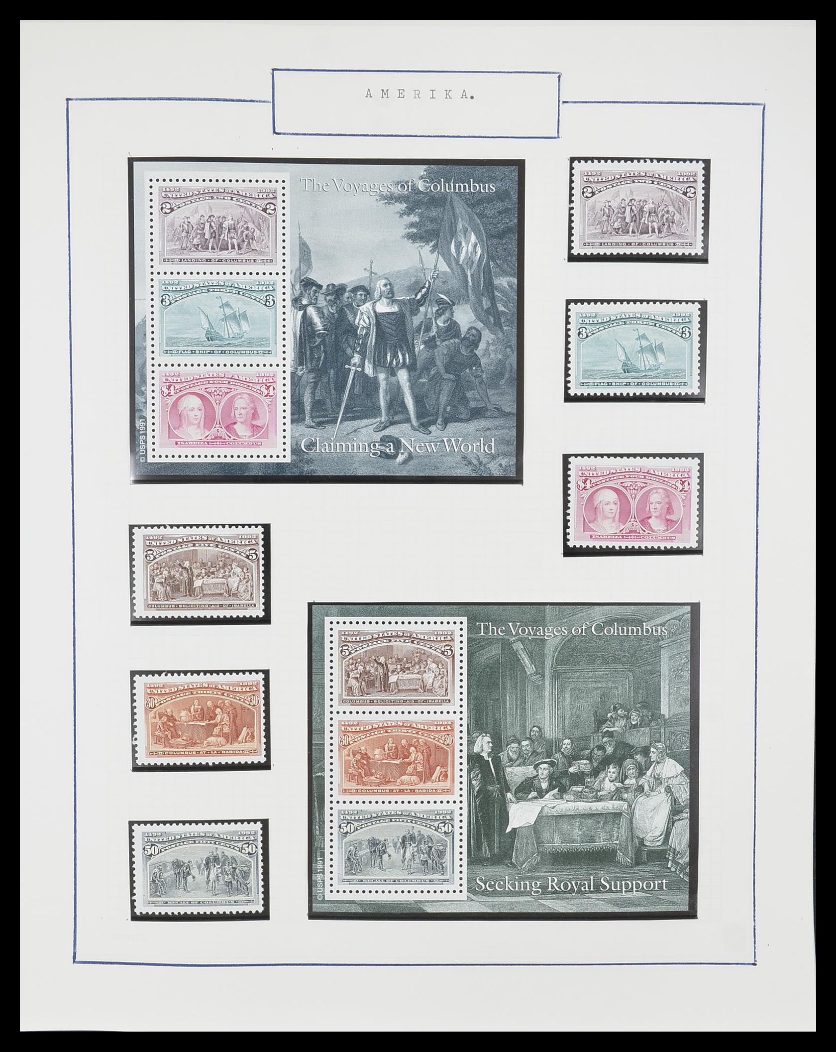 33823 027 - Stamp collection 33823 USA 1989-1998.