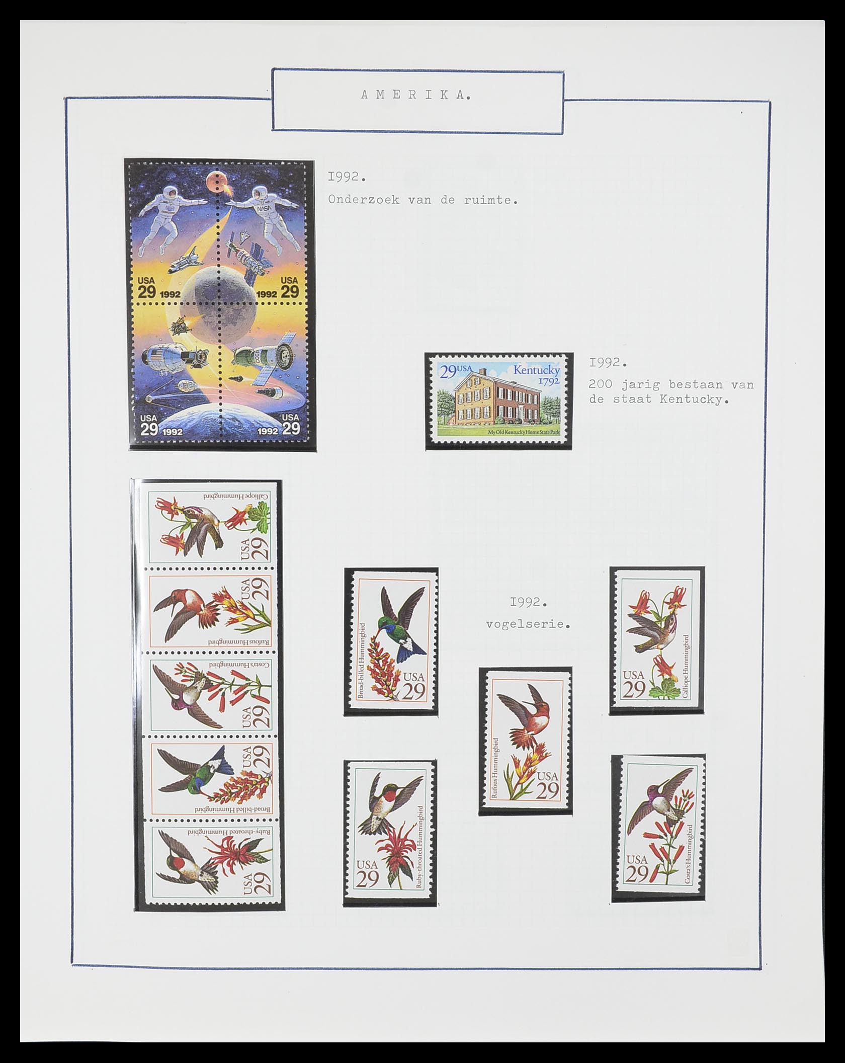 33823 029 - Stamp collection 33823 USA 1989-1998.