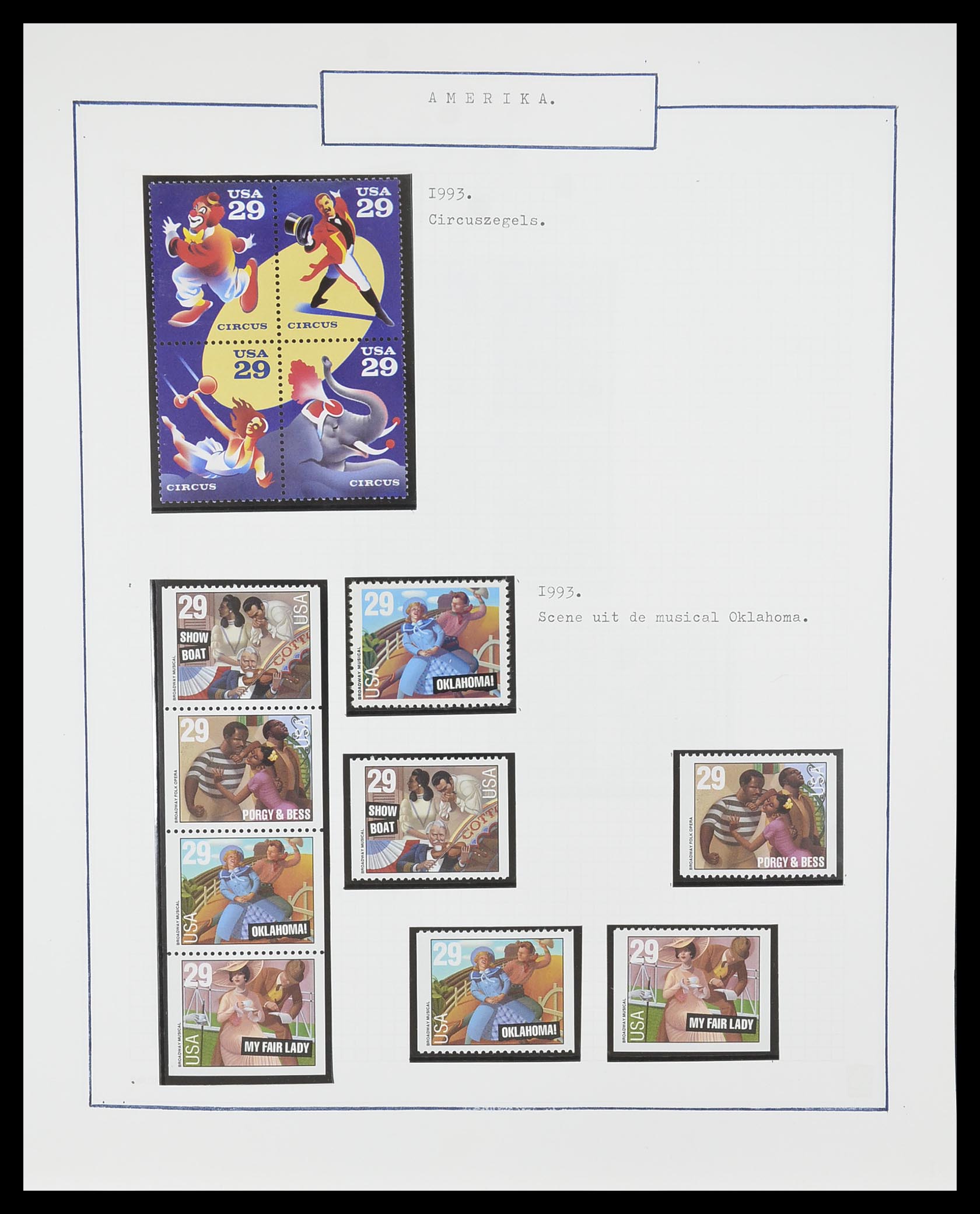 33823 040 - Stamp collection 33823 USA 1989-1998.