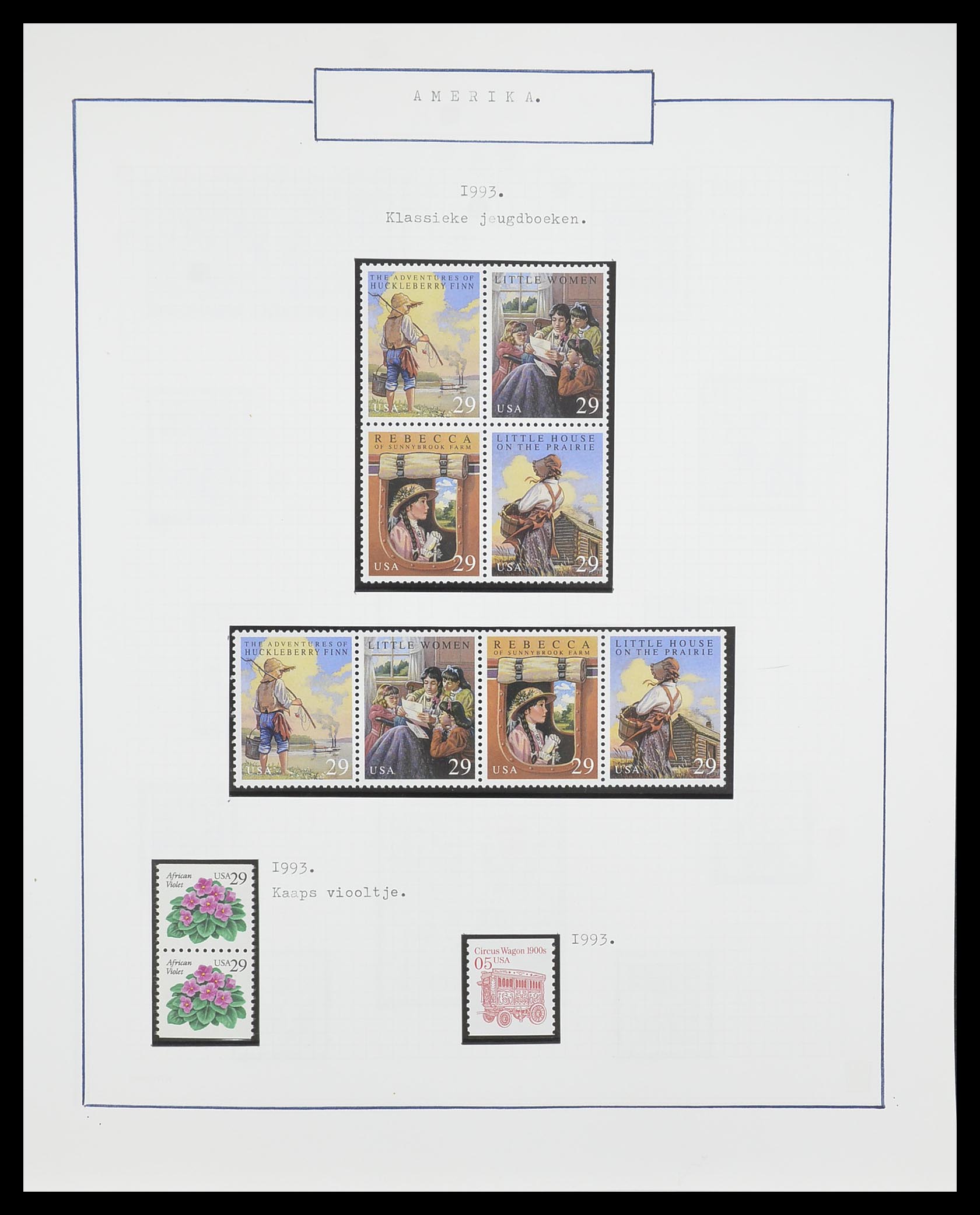 33823 041 - Stamp collection 33823 USA 1989-1998.