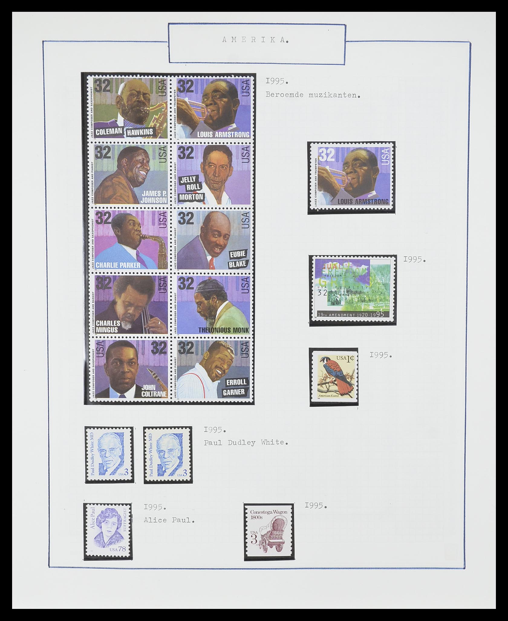 33823 060 - Stamp collection 33823 USA 1989-1998.