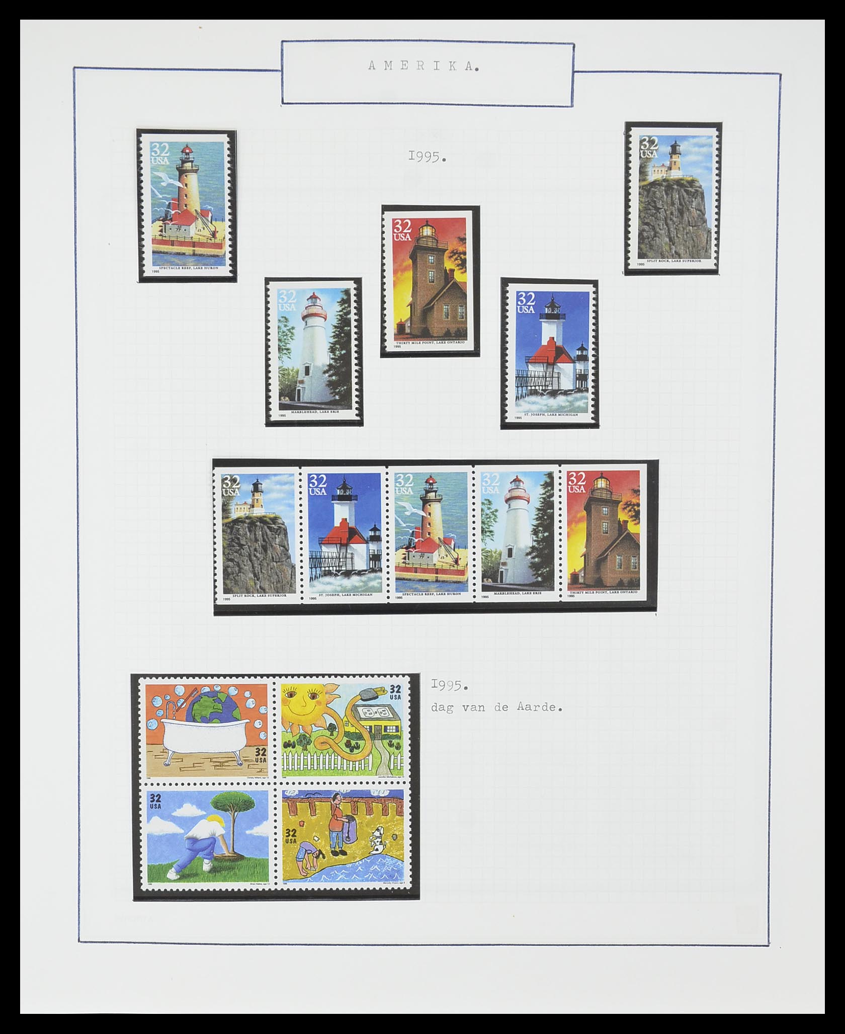 33823 064 - Stamp collection 33823 USA 1989-1998.