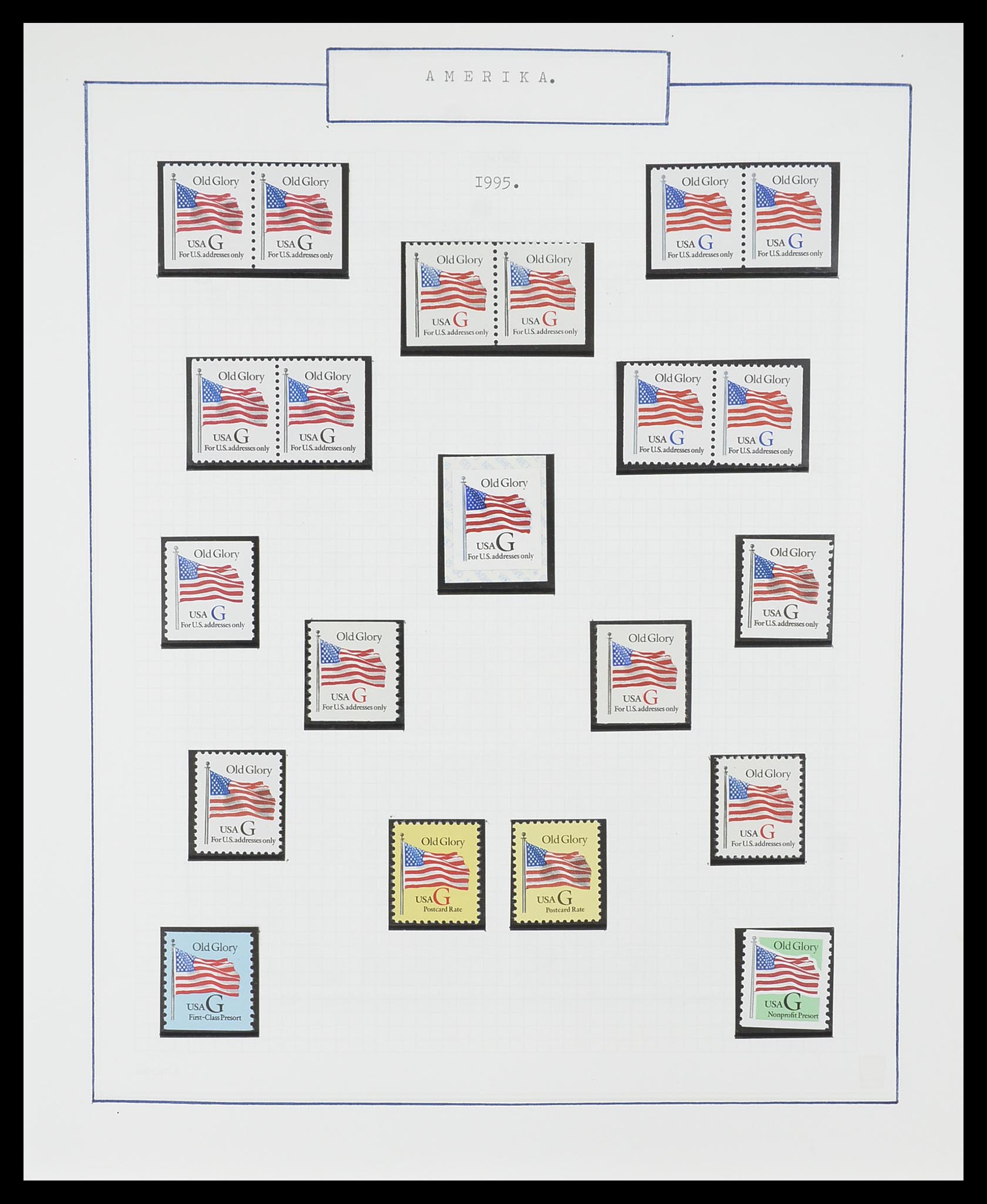 33823 068 - Stamp collection 33823 USA 1989-1998.