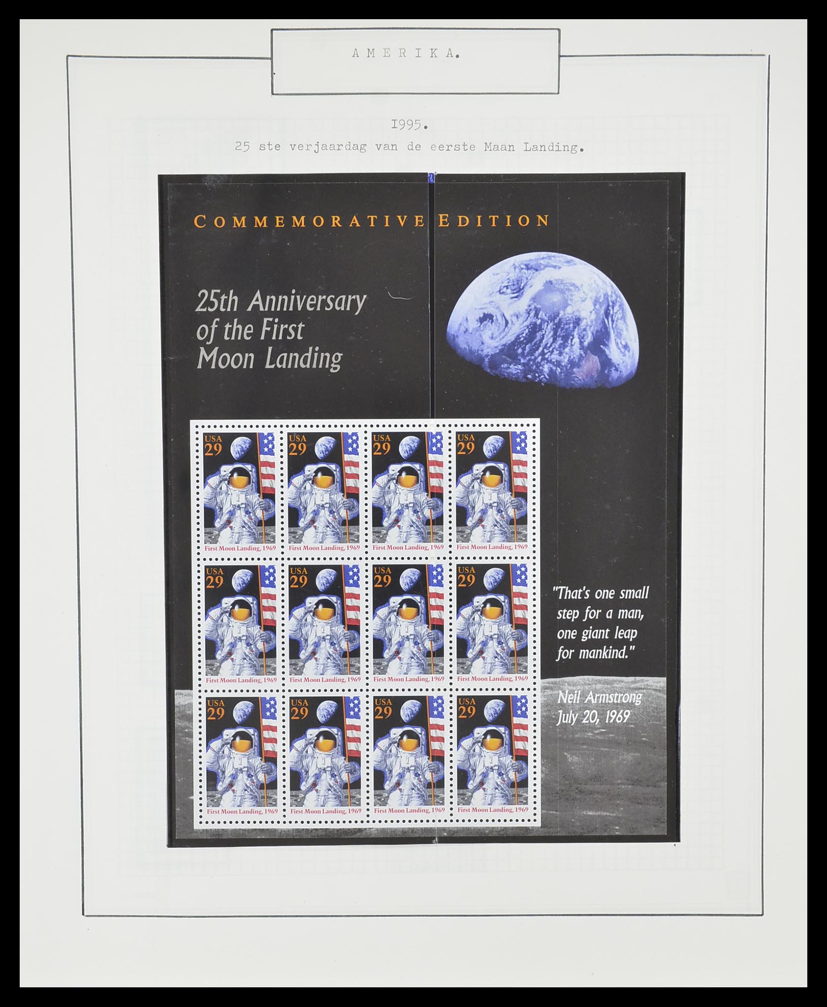 33823 073 - Stamp collection 33823 USA 1989-1998.