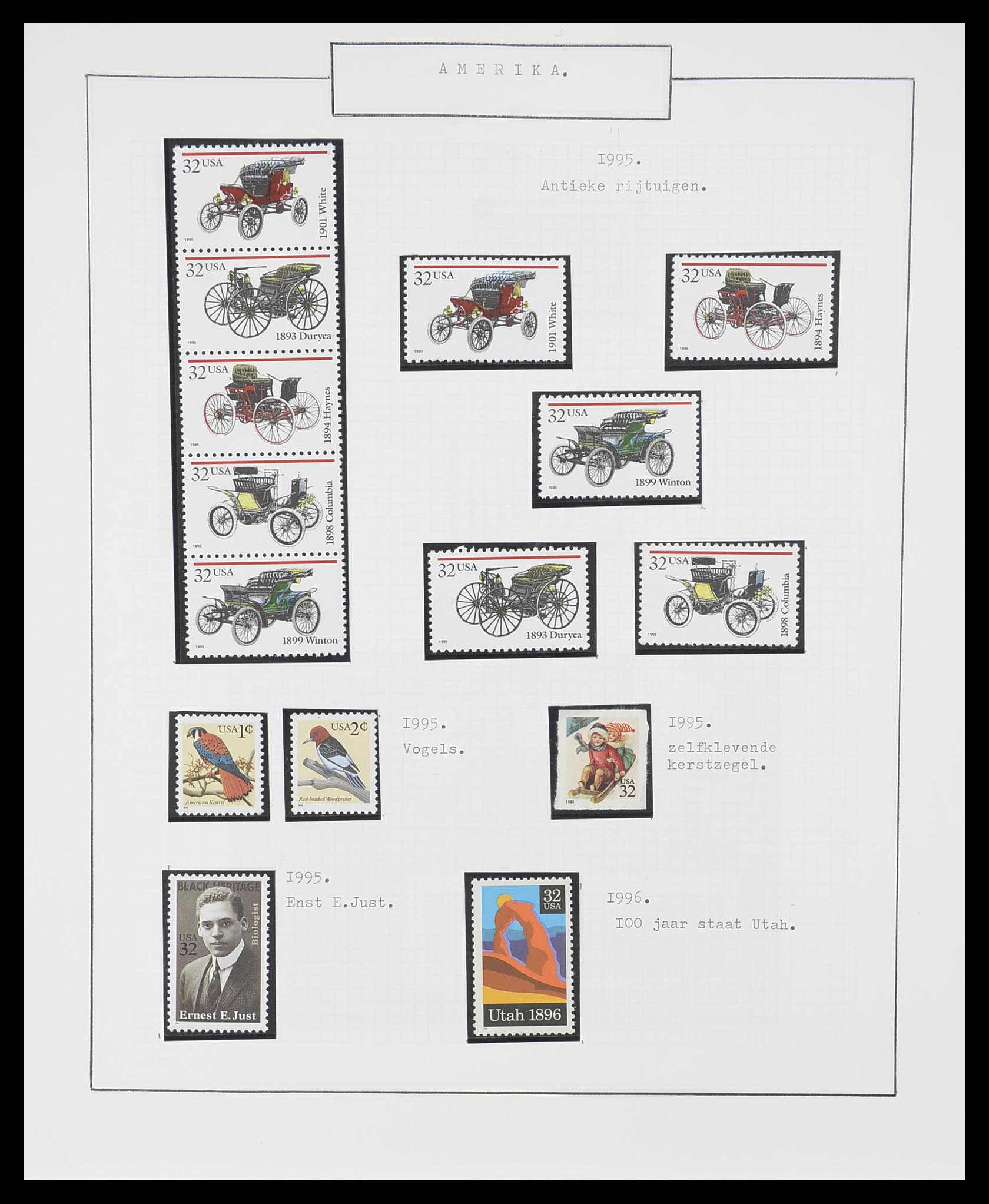 33823 074 - Stamp collection 33823 USA 1989-1998.