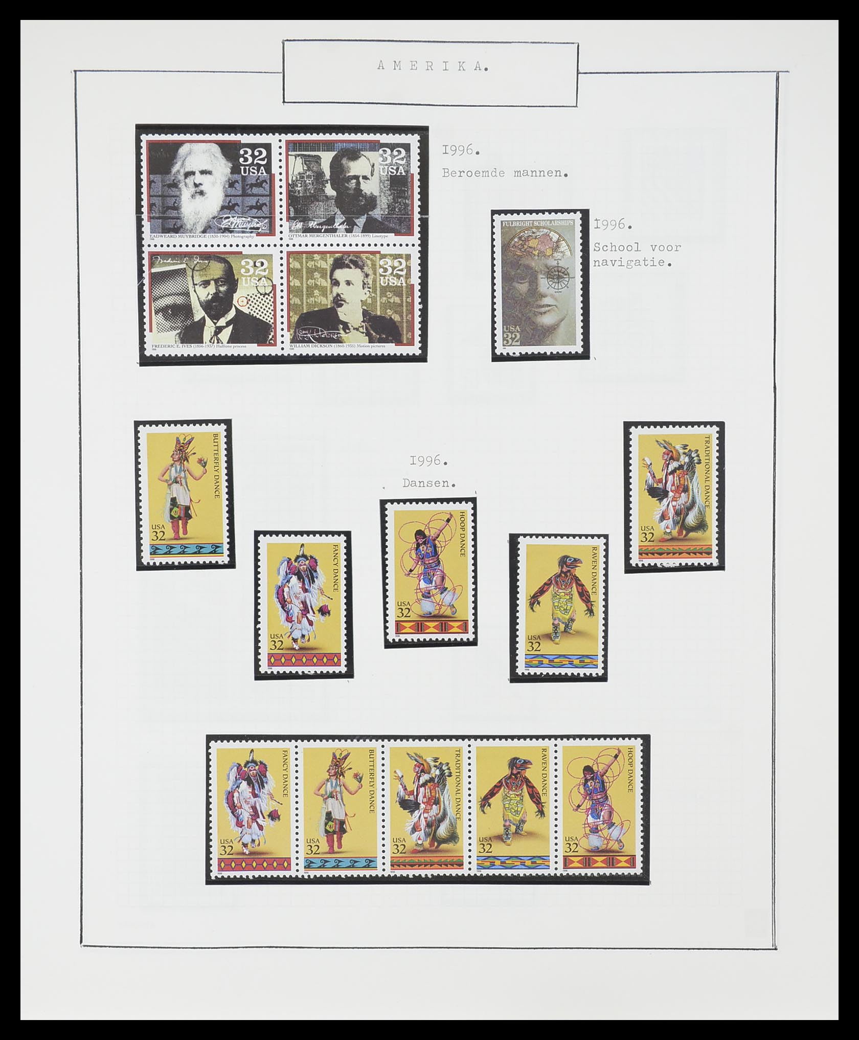33823 079 - Stamp collection 33823 USA 1989-1998.