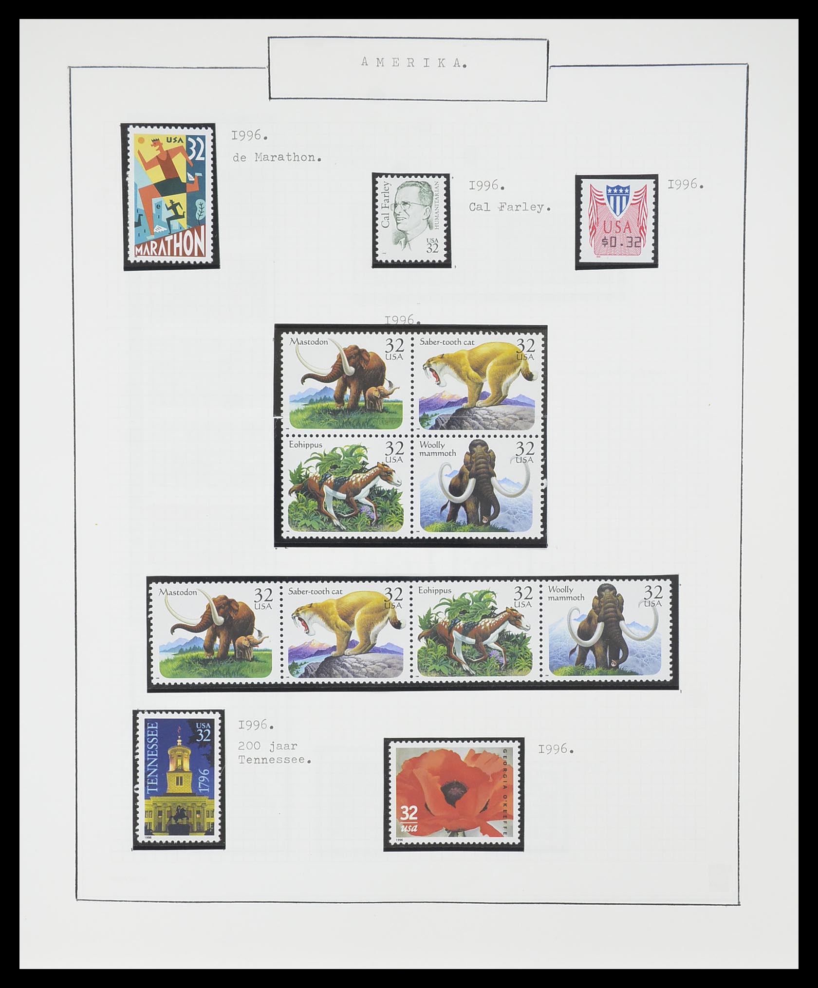 33823 081 - Stamp collection 33823 USA 1989-1998.