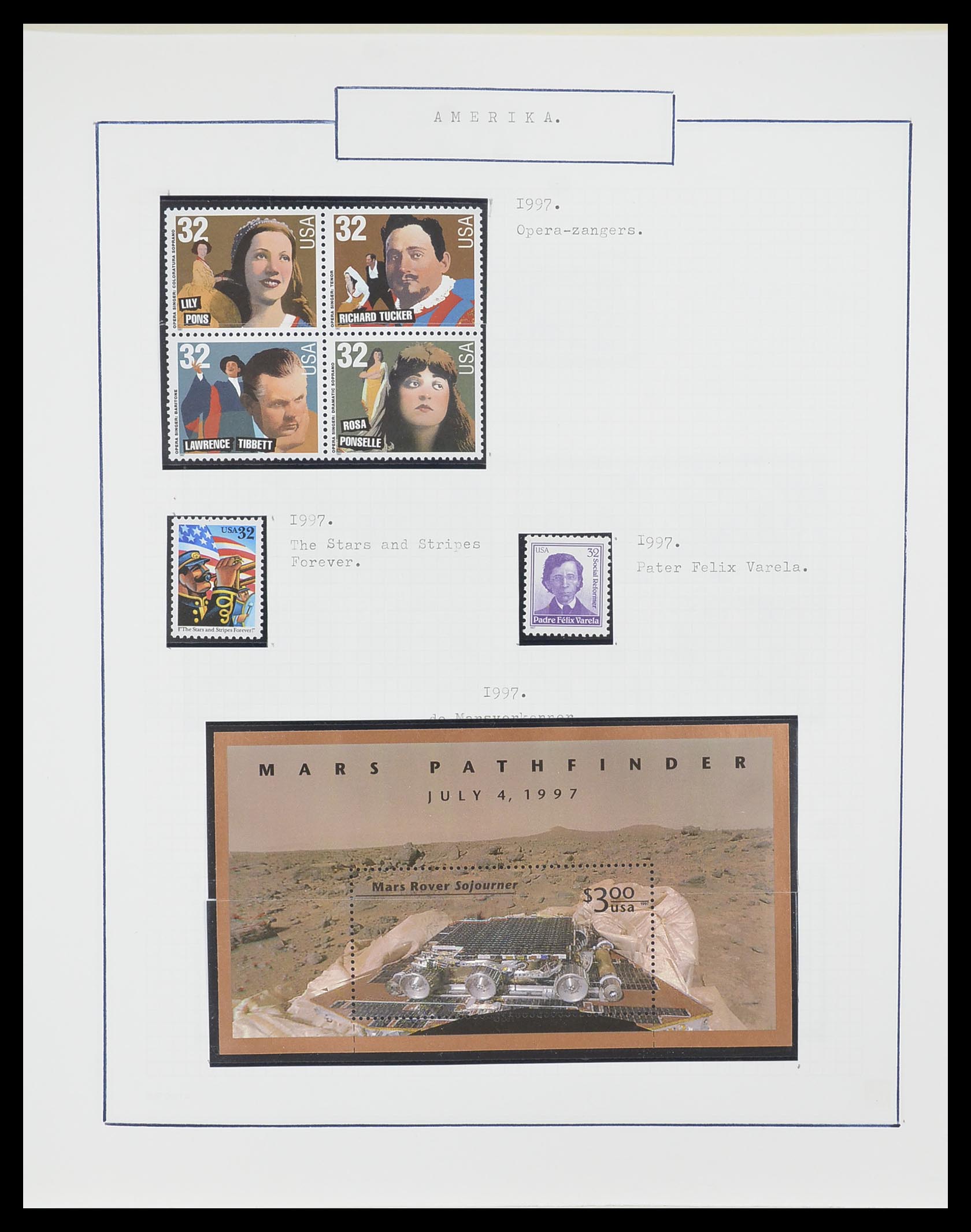 33823 091 - Stamp collection 33823 USA 1989-1998.