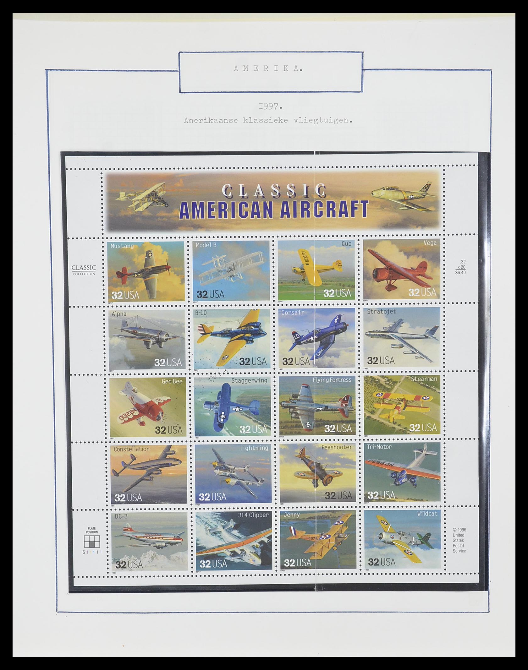 33823 093 - Stamp collection 33823 USA 1989-1998.