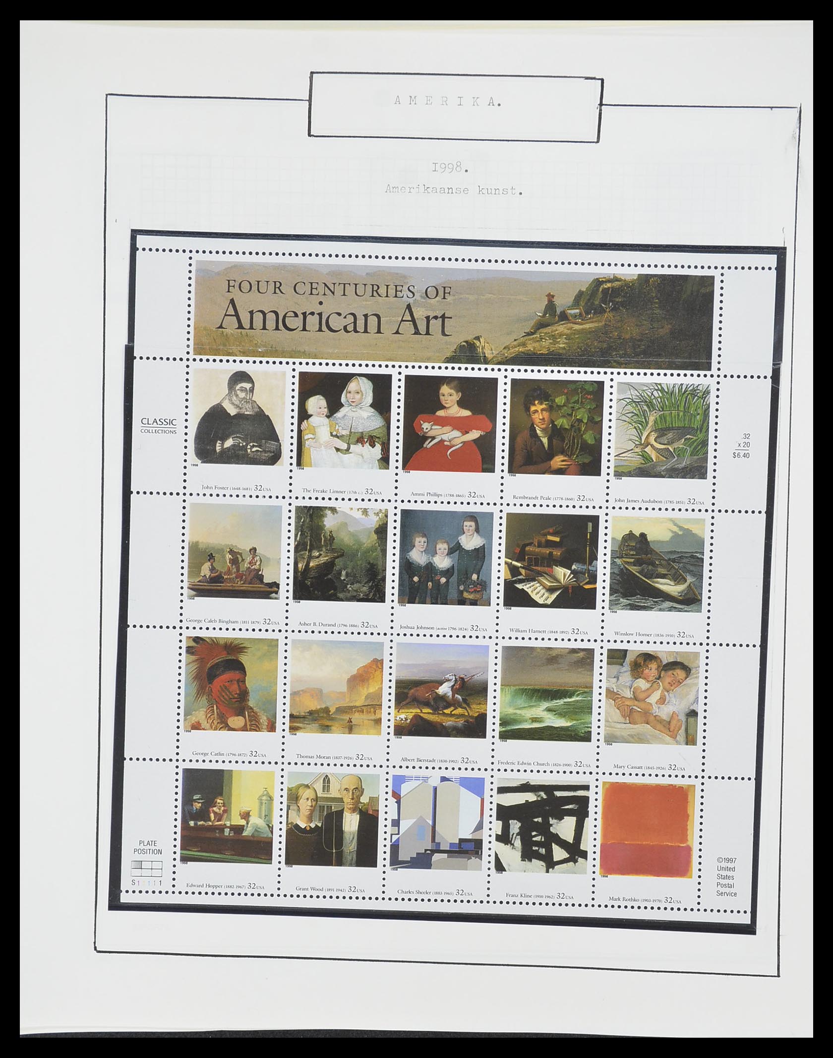 33823 104 - Stamp collection 33823 USA 1989-1998.