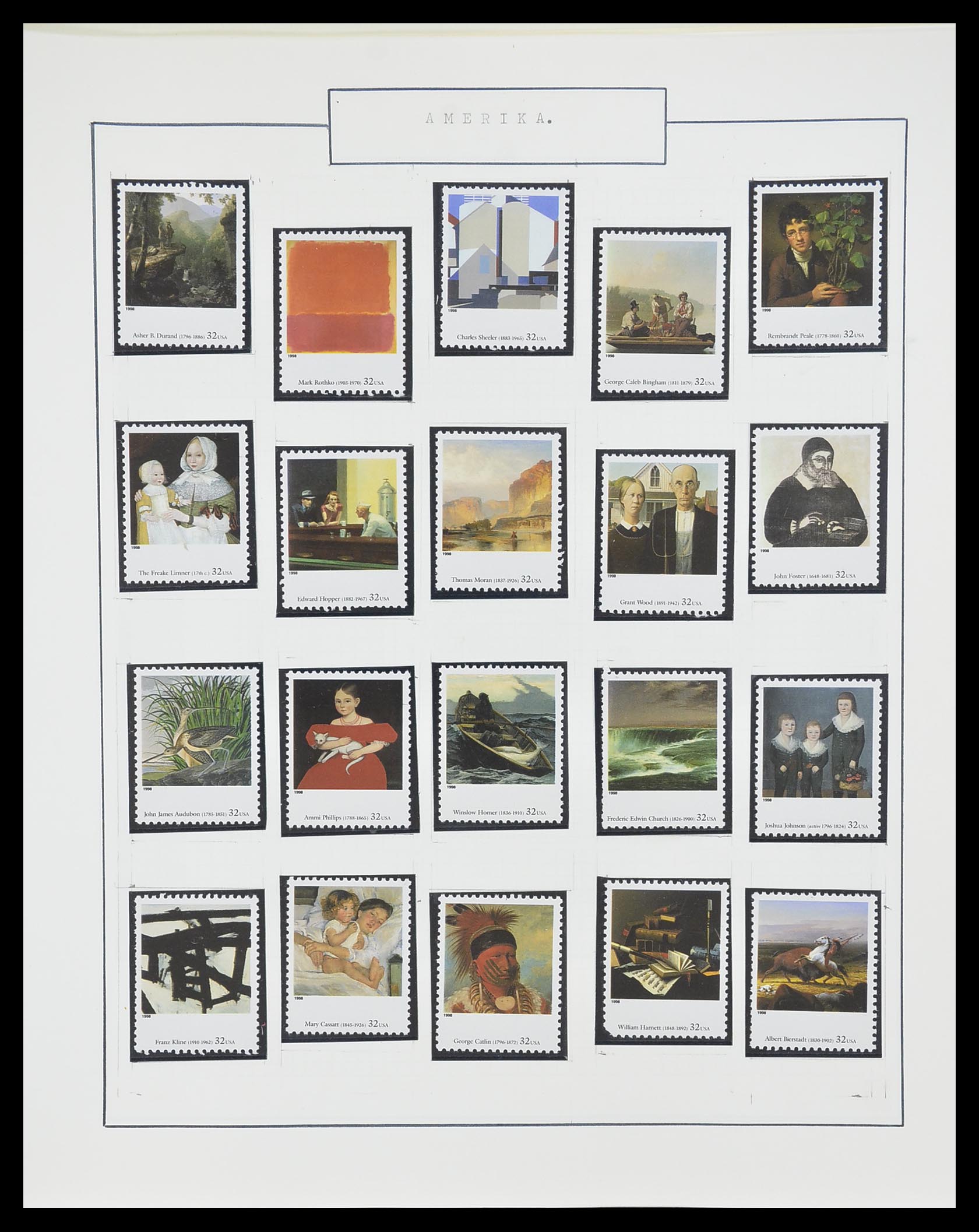 33823 105 - Stamp collection 33823 USA 1989-1998.