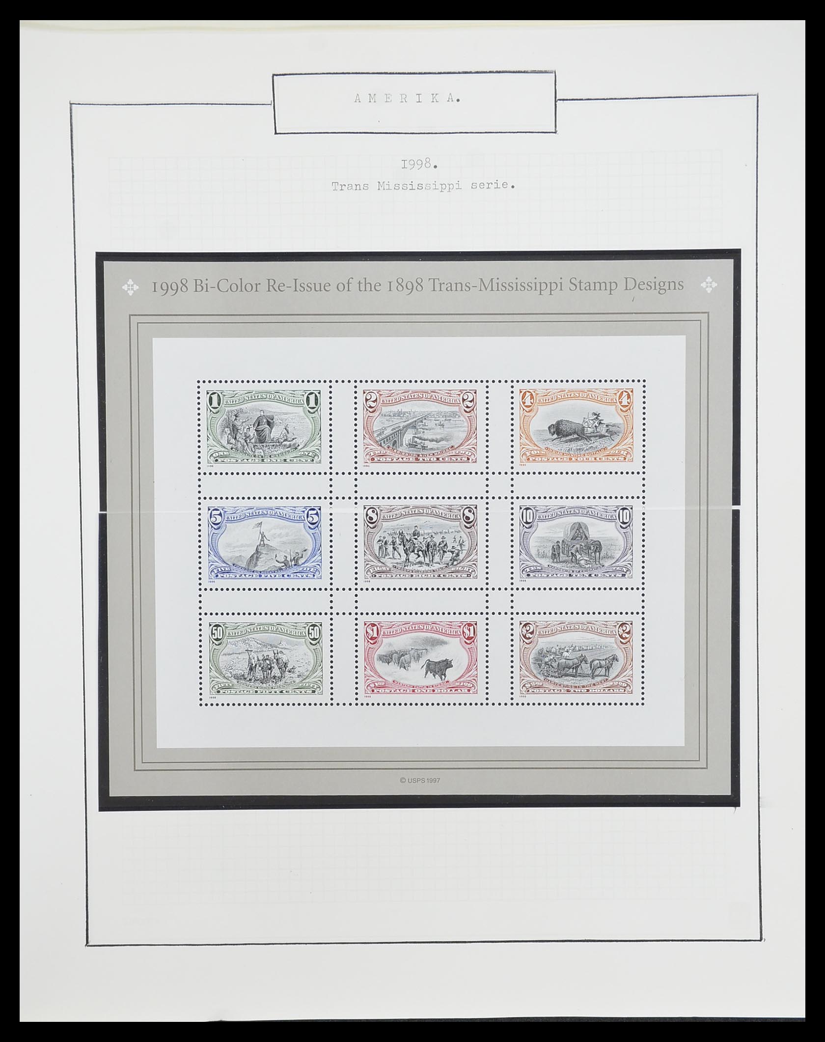 33823 106 - Stamp collection 33823 USA 1989-1998.