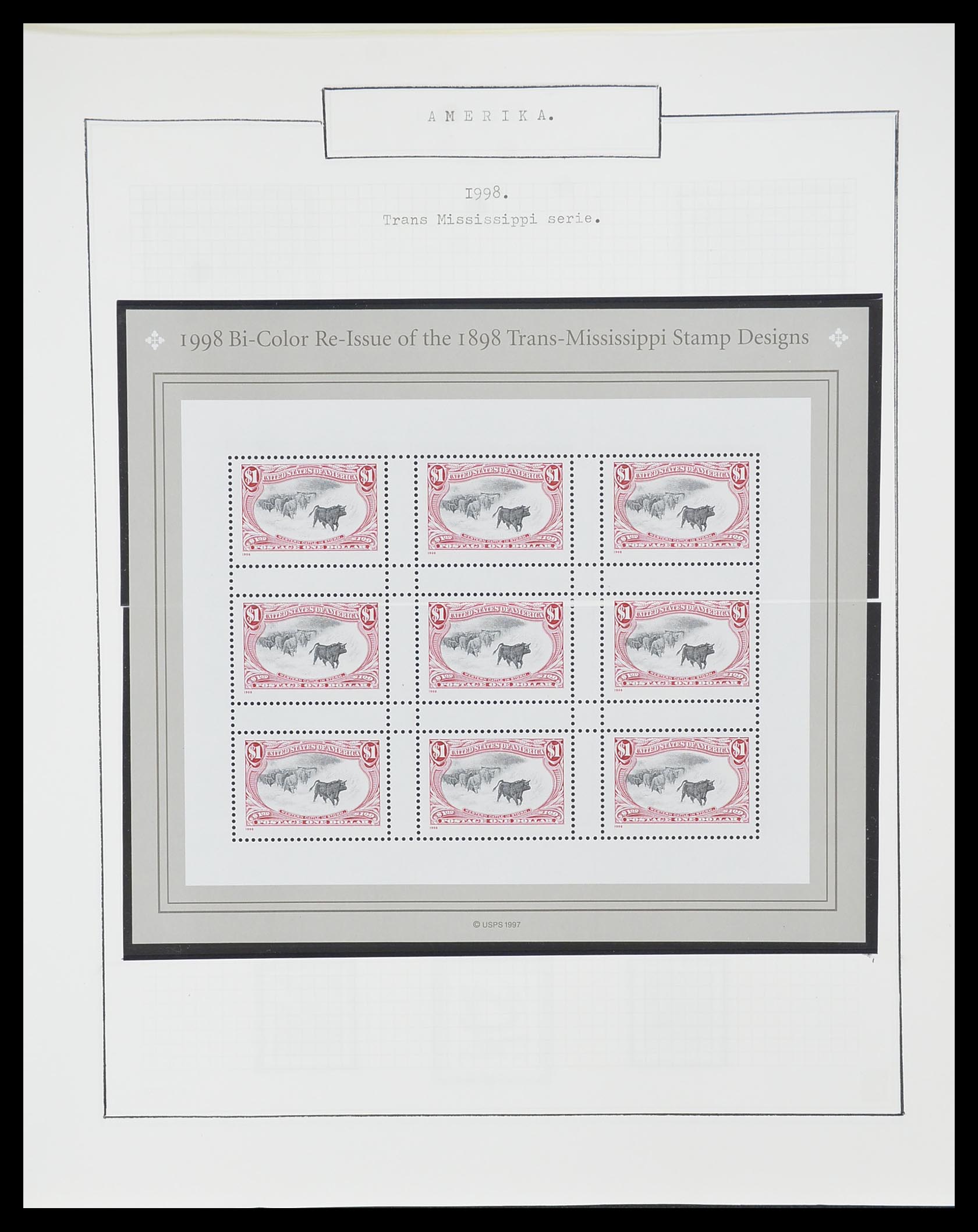 33823 107 - Stamp collection 33823 USA 1989-1998.
