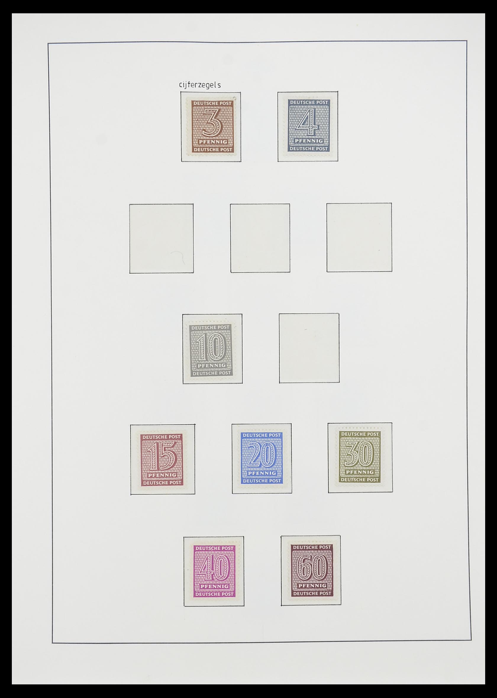 33824 011 - Postzegelverzameling 33824 DDR 1949-1990.