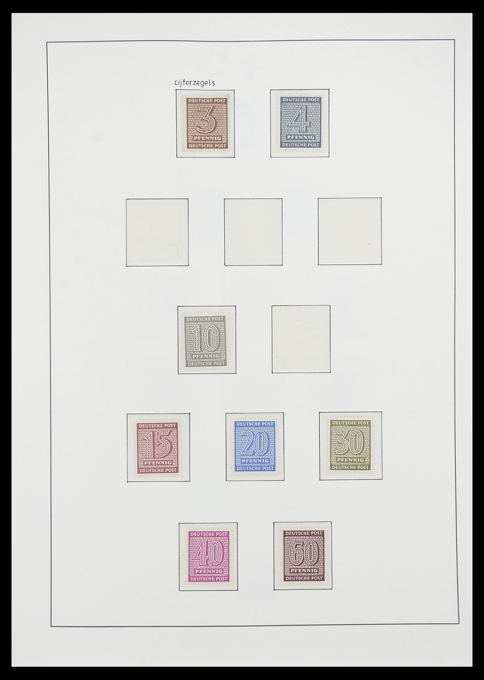 33824 011 - Stamp collection 33824 DDR 1949-1990.