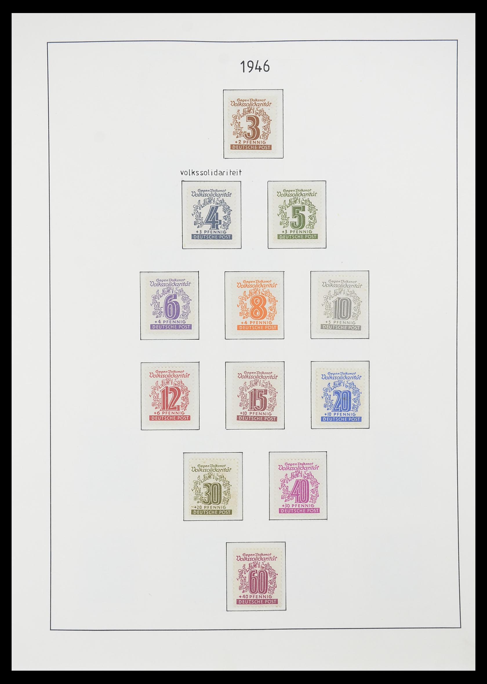 33824 012 - Stamp collection 33824 DDR 1949-1990.