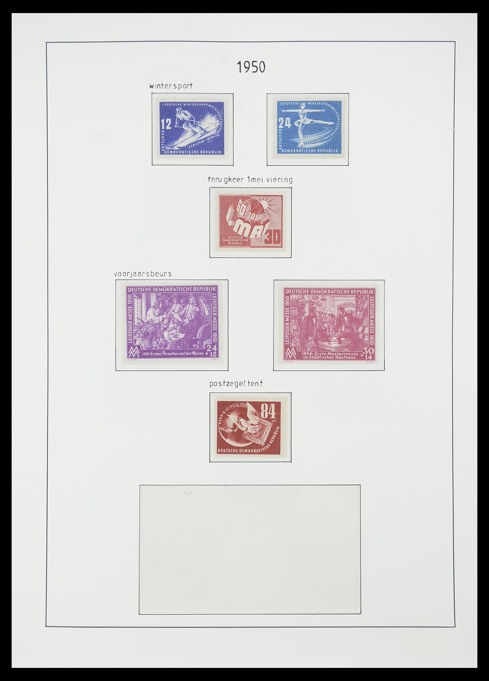 33824 020 - Stamp collection 33824 DDR 1949-1990.