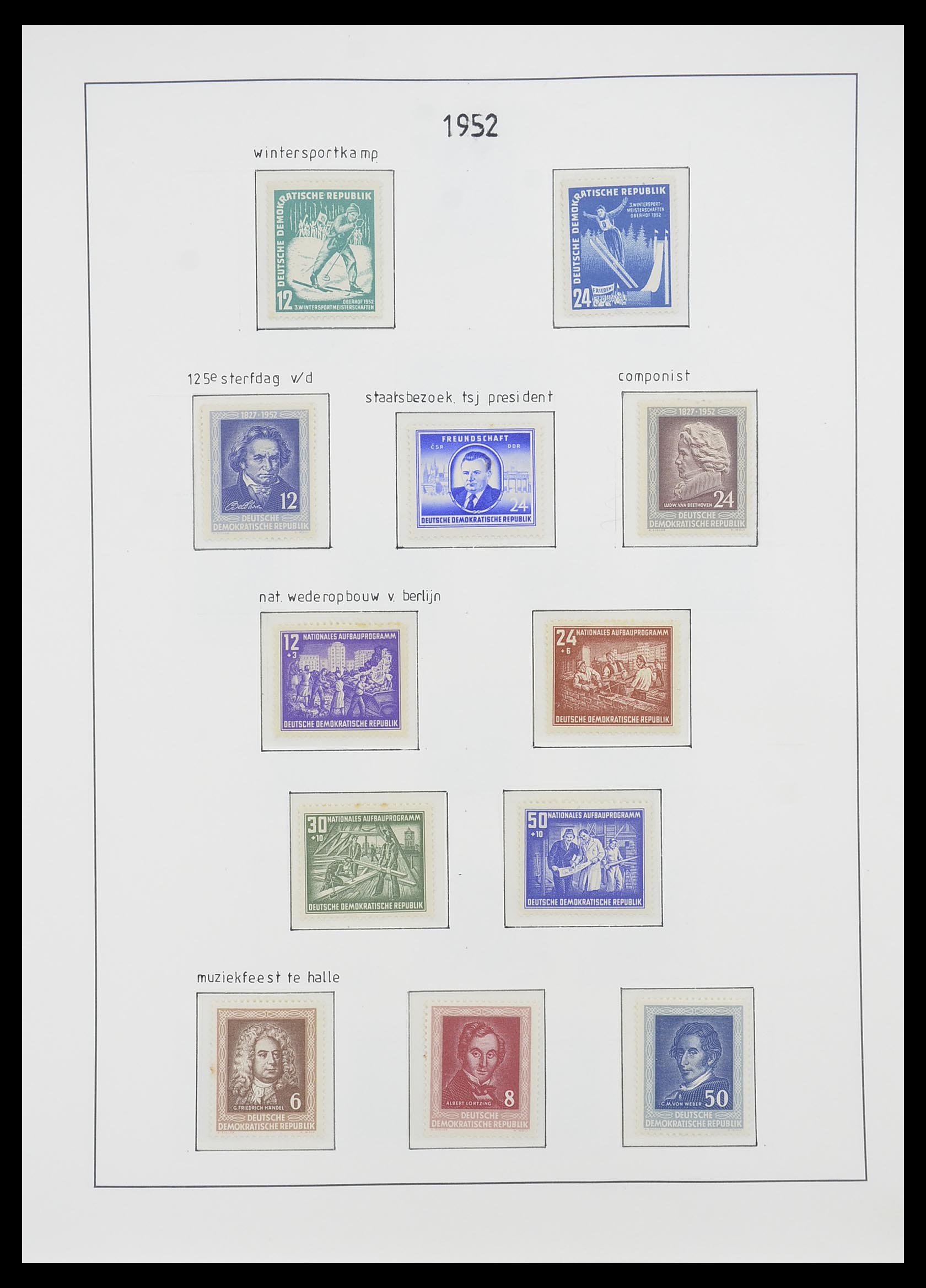 33824 025 - Stamp collection 33824 DDR 1949-1990.