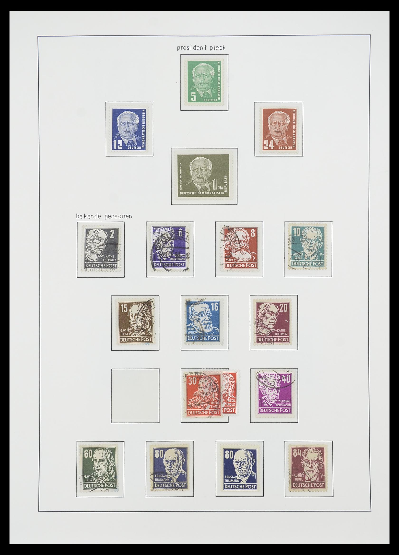 33824 026 - Stamp collection 33824 DDR 1949-1990.