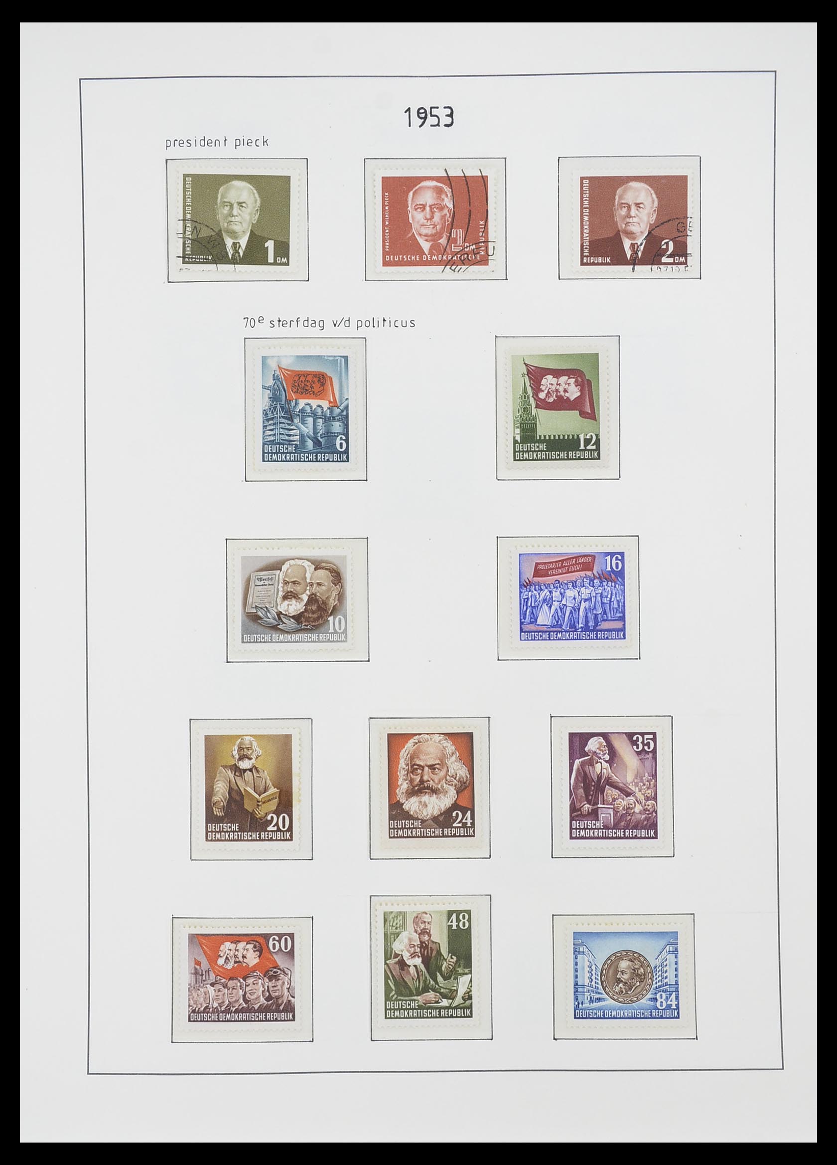 33824 028 - Stamp collection 33824 DDR 1949-1990.