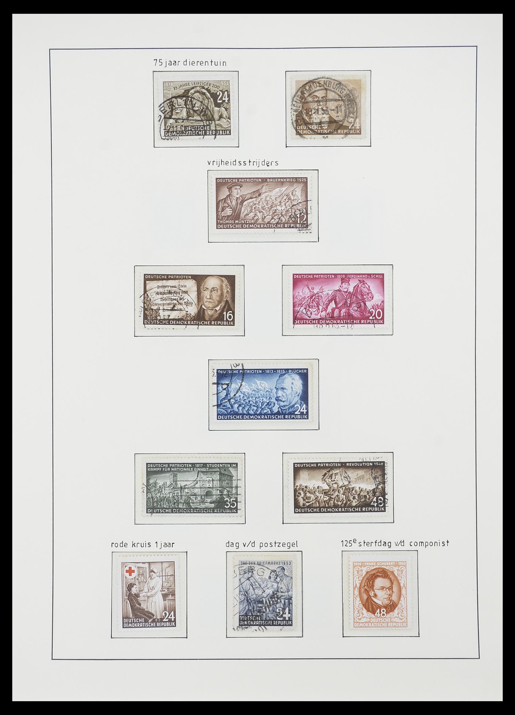 33824 030 - Stamp collection 33824 DDR 1949-1990.