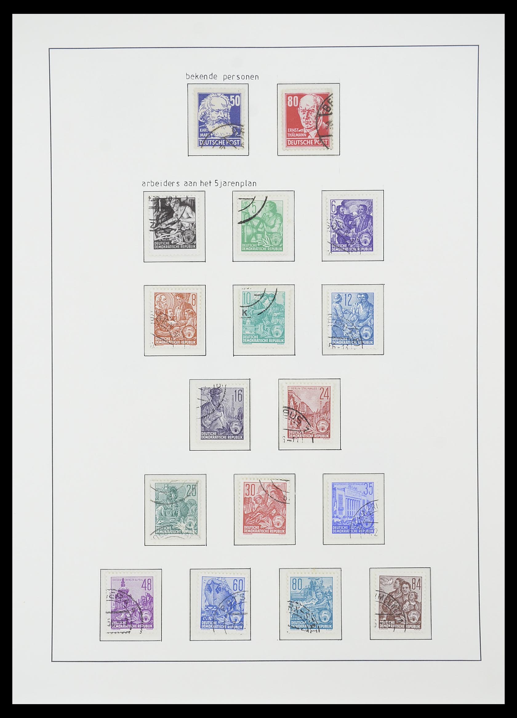 33824 031 - Postzegelverzameling 33824 DDR 1949-1990.
