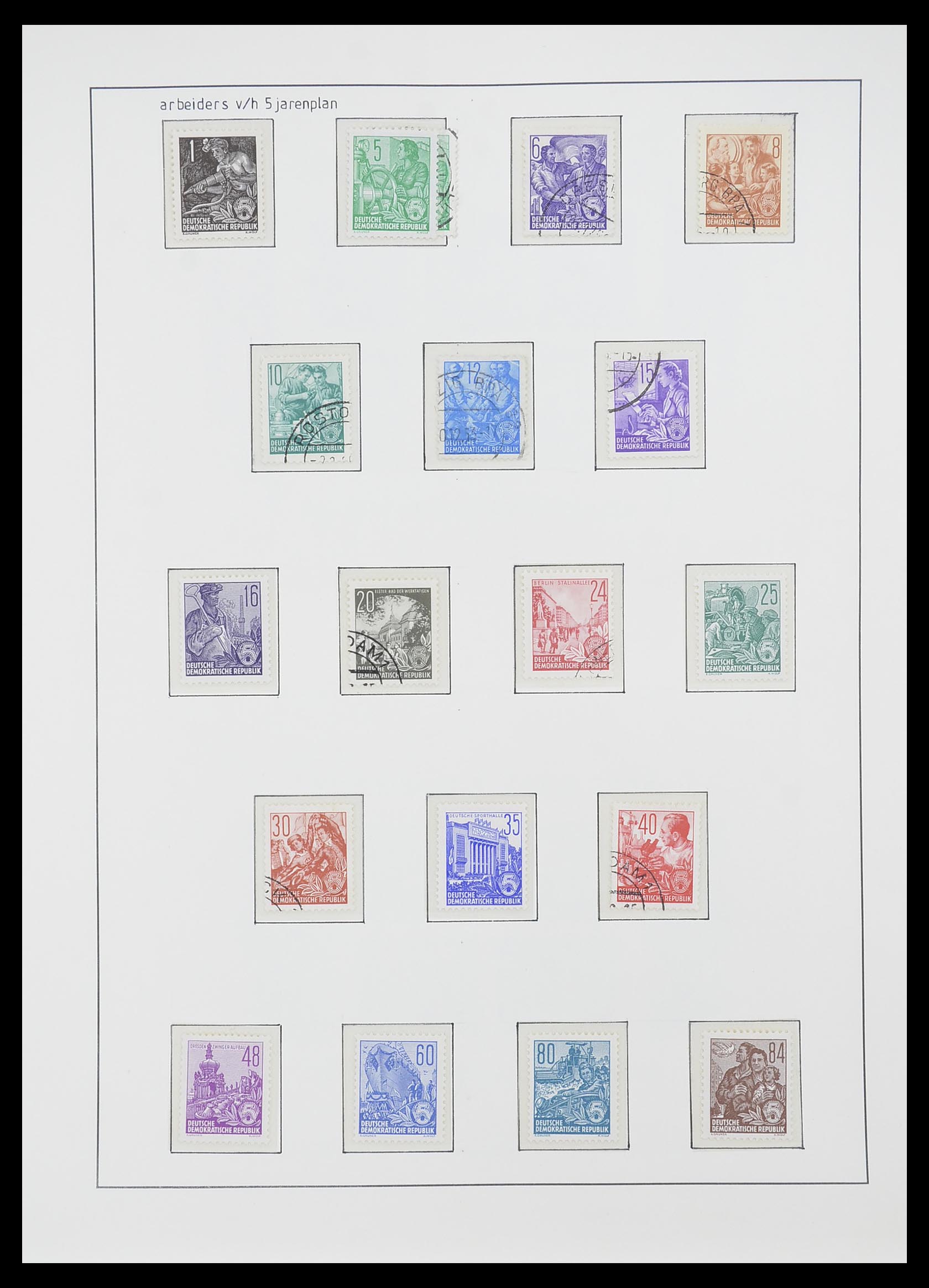 33824 032 - Stamp collection 33824 DDR 1949-1990.