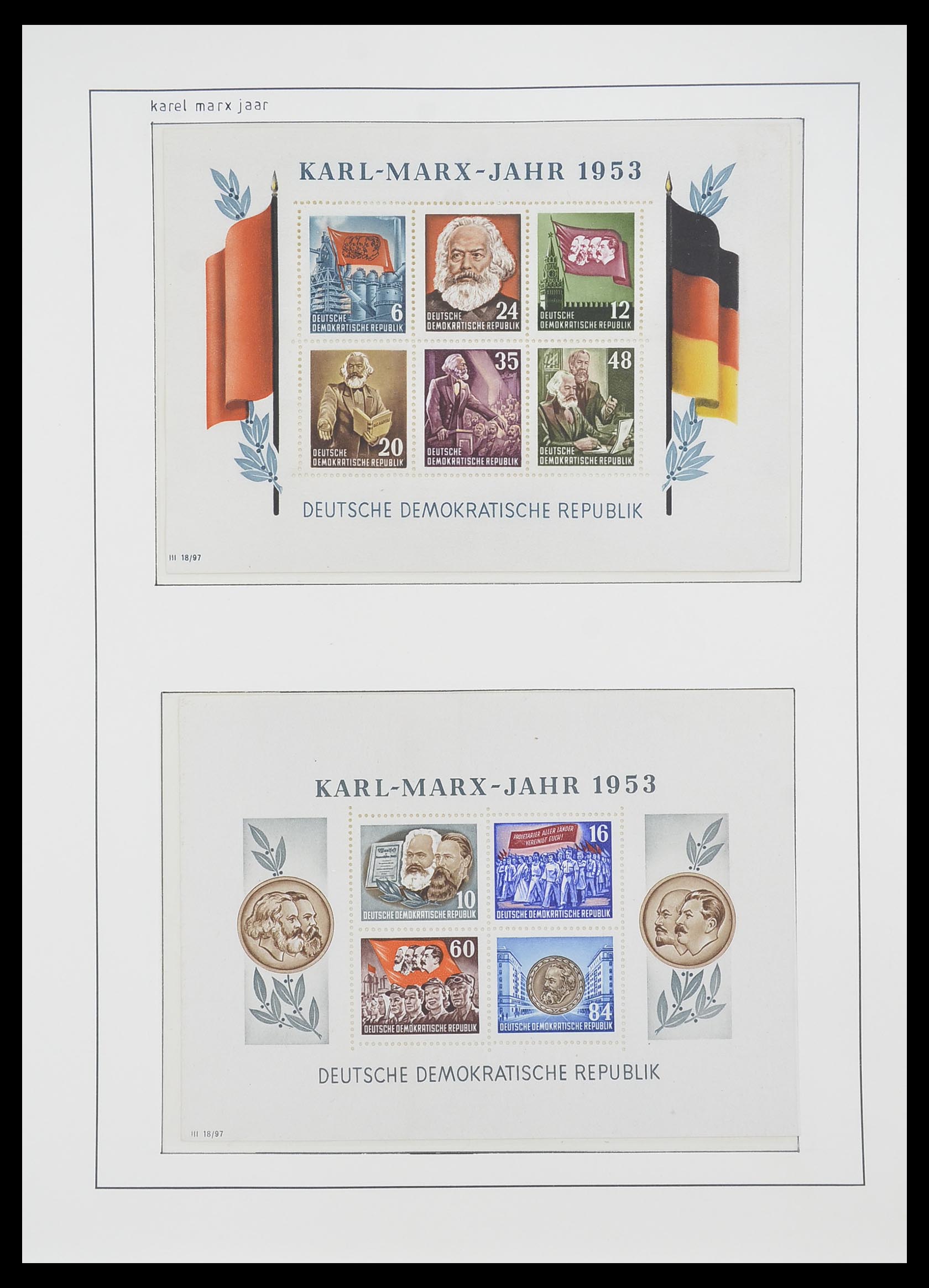 33824 033 - Postzegelverzameling 33824 DDR 1949-1990.