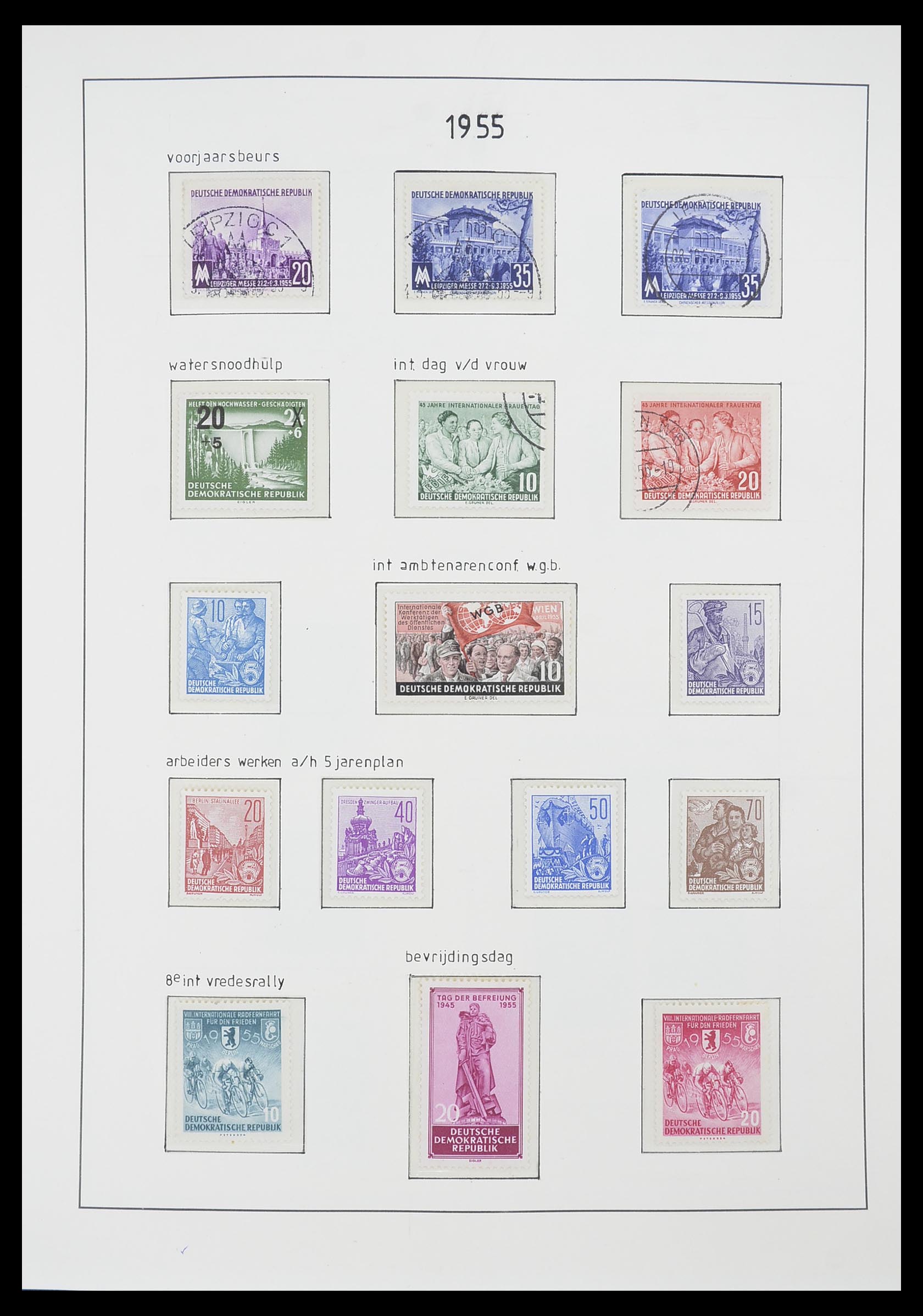 33824 038 - Stamp collection 33824 DDR 1949-1990.