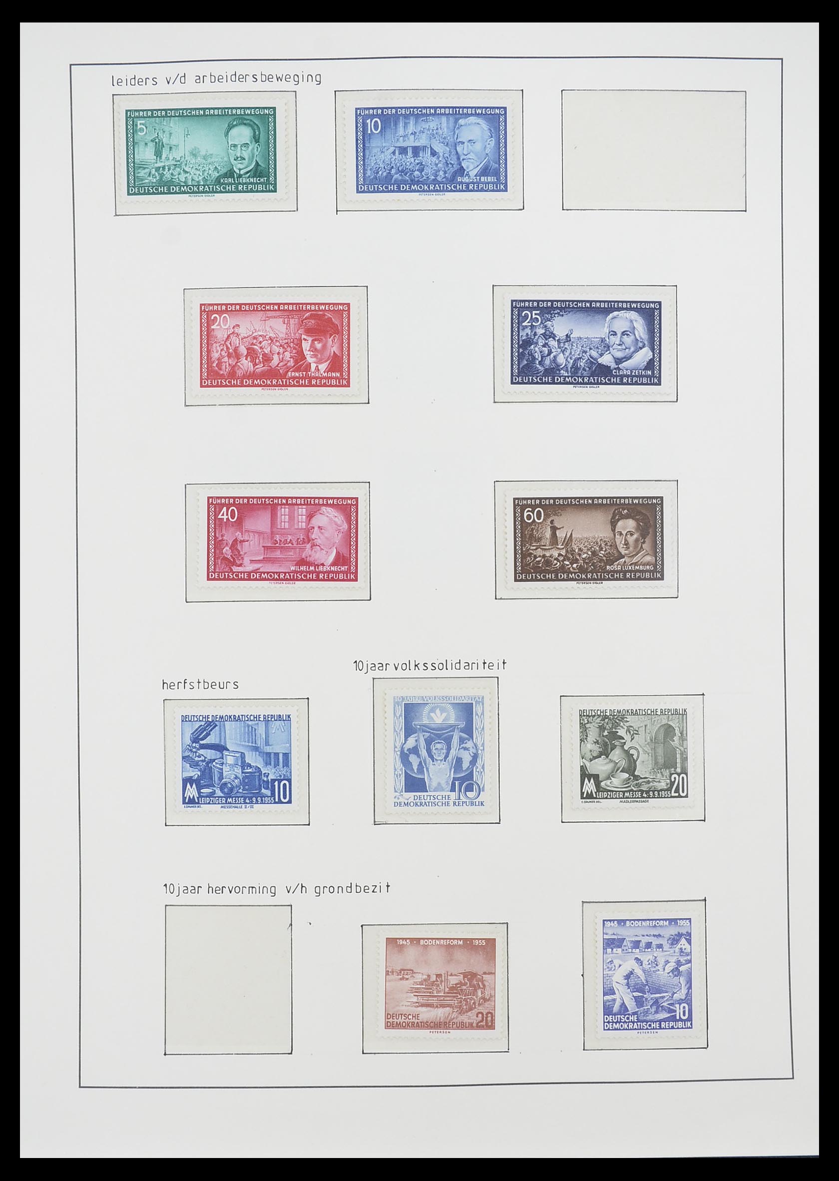 33824 040 - Stamp collection 33824 DDR 1949-1990.