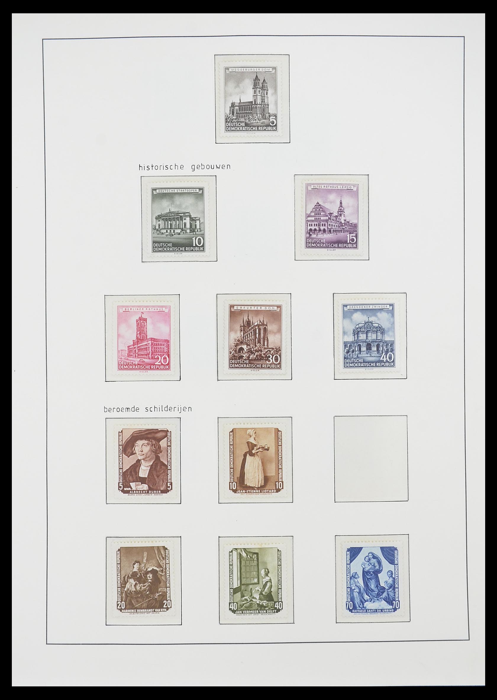 33824 042 - Stamp collection 33824 DDR 1949-1990.