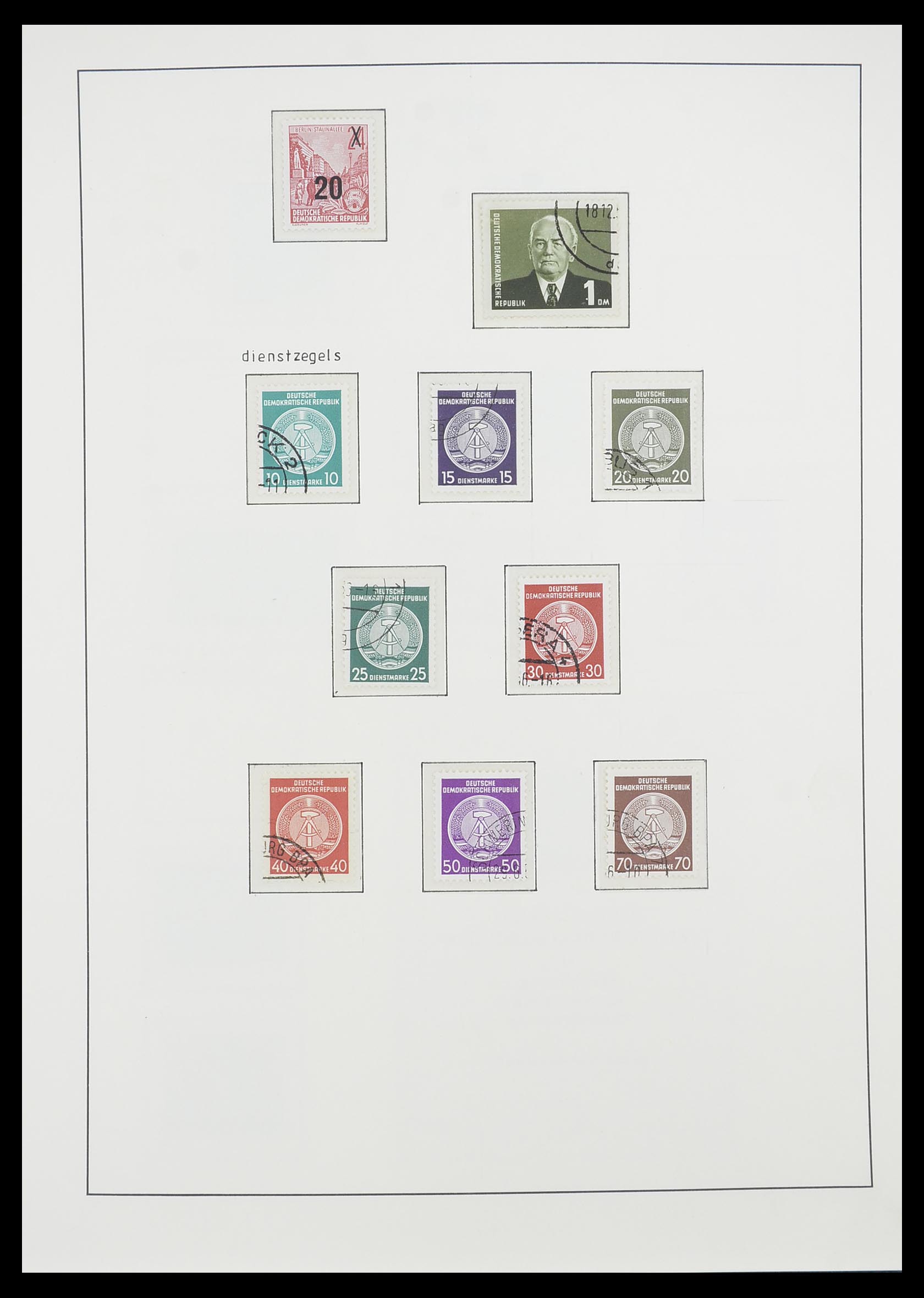 33824 043 - Stamp collection 33824 DDR 1949-1990.