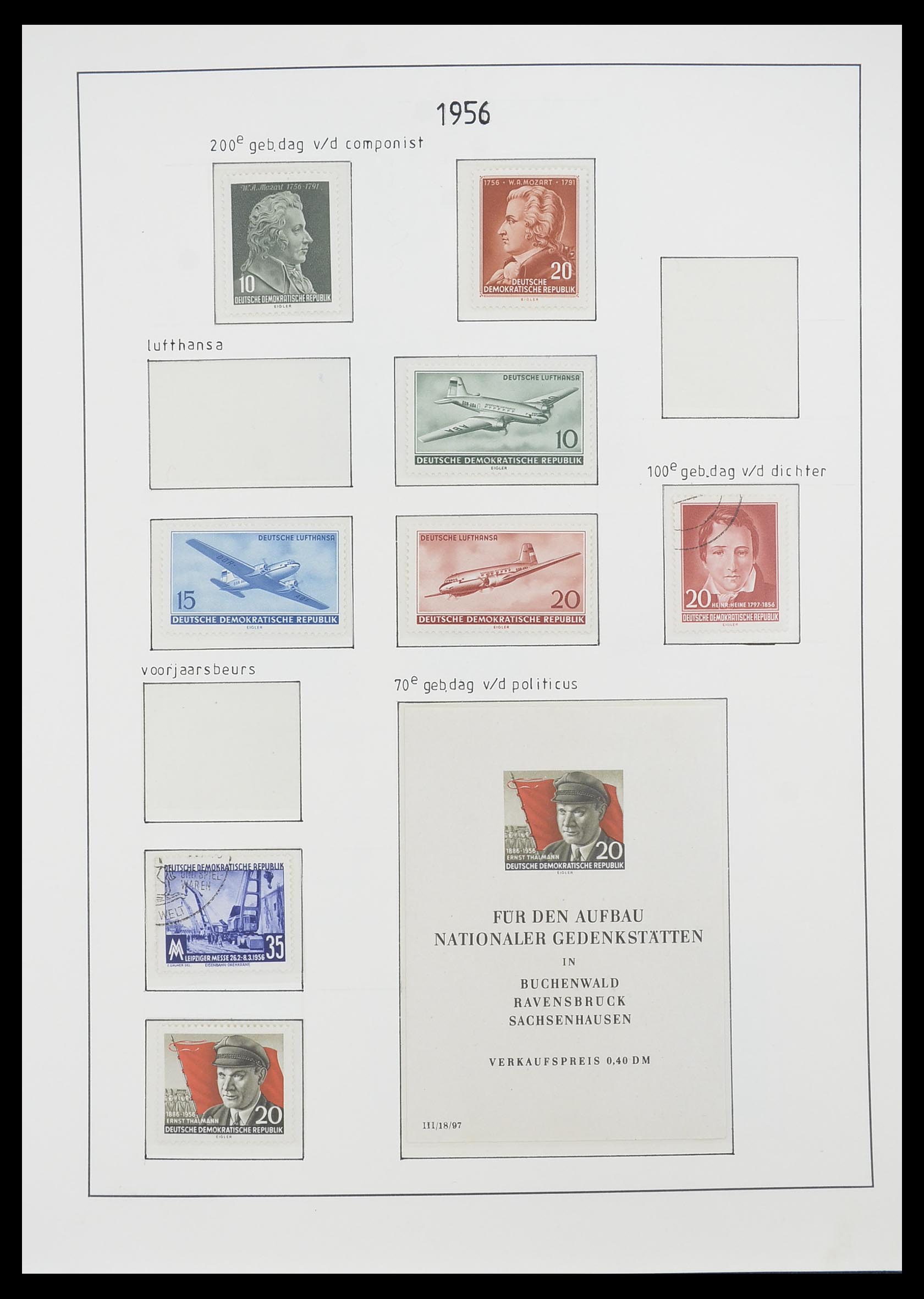 33824 045 - Stamp collection 33824 DDR 1949-1990.