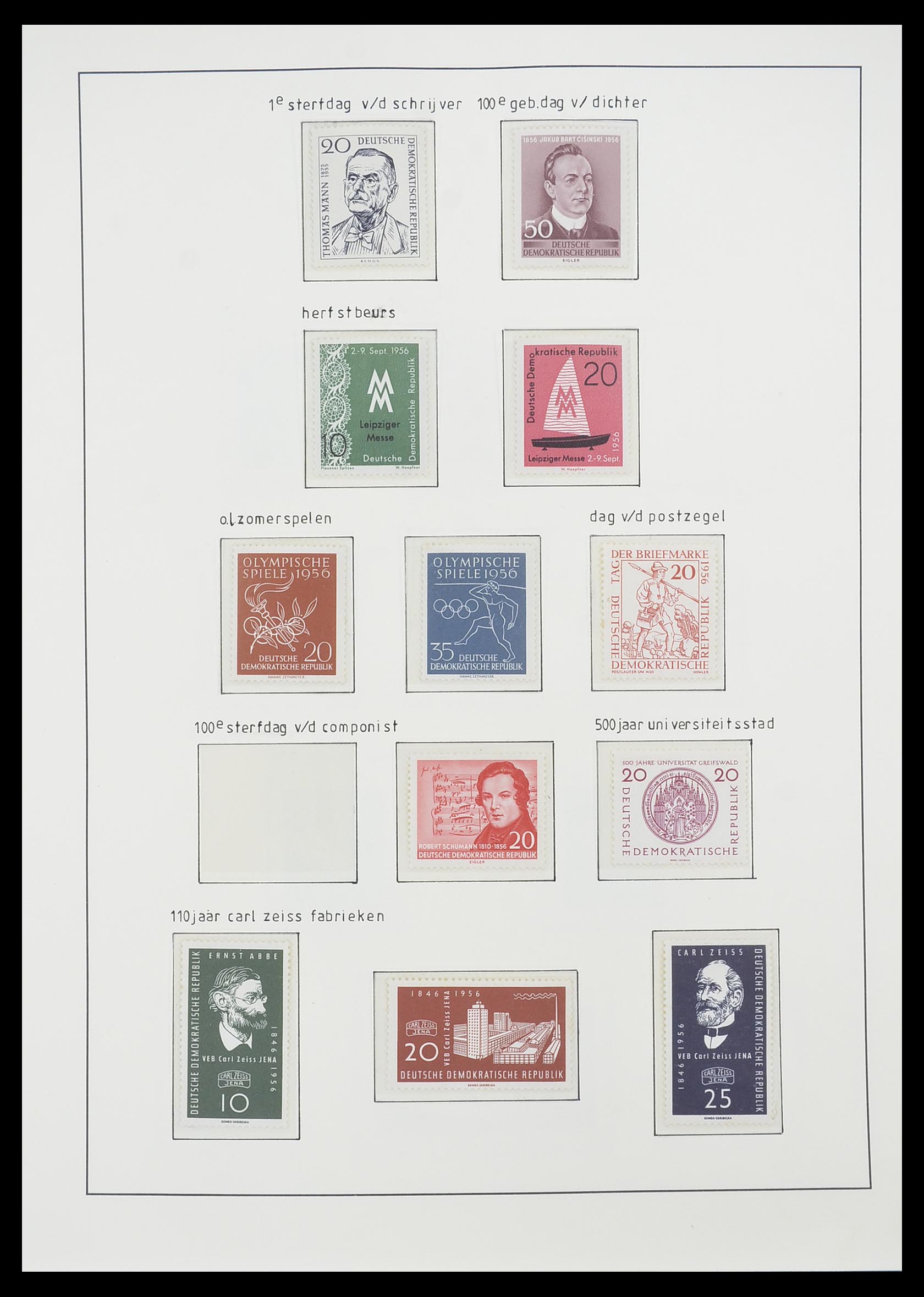 33824 046 - Stamp collection 33824 DDR 1949-1990.
