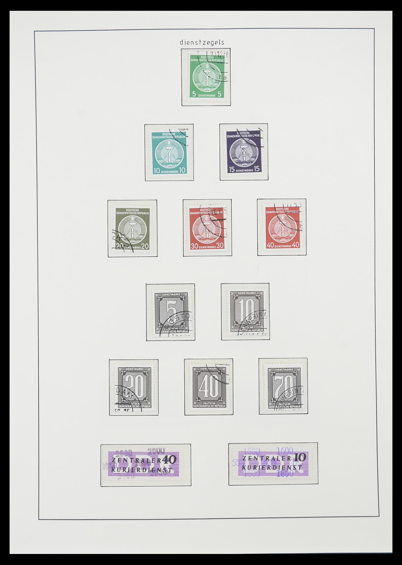 33824 049 - Stamp collection 33824 DDR 1949-1990.