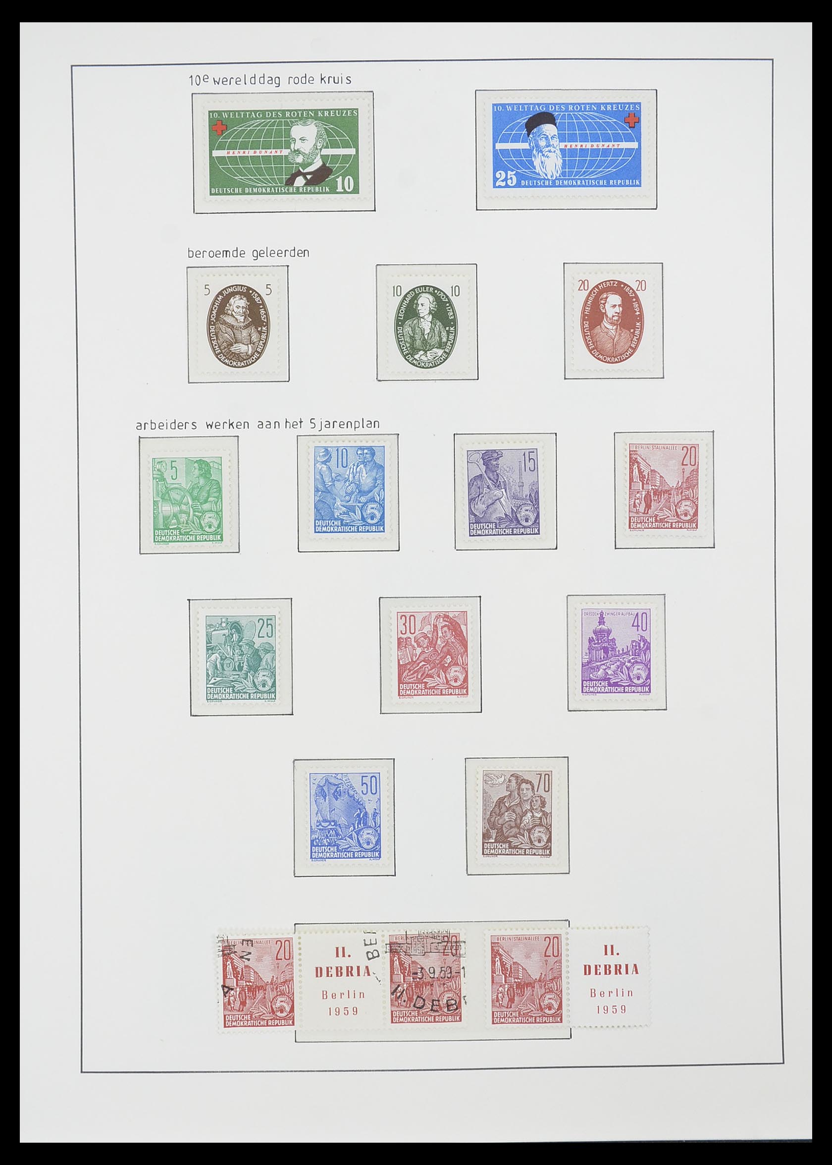 33824 052 - Stamp collection 33824 DDR 1949-1990.