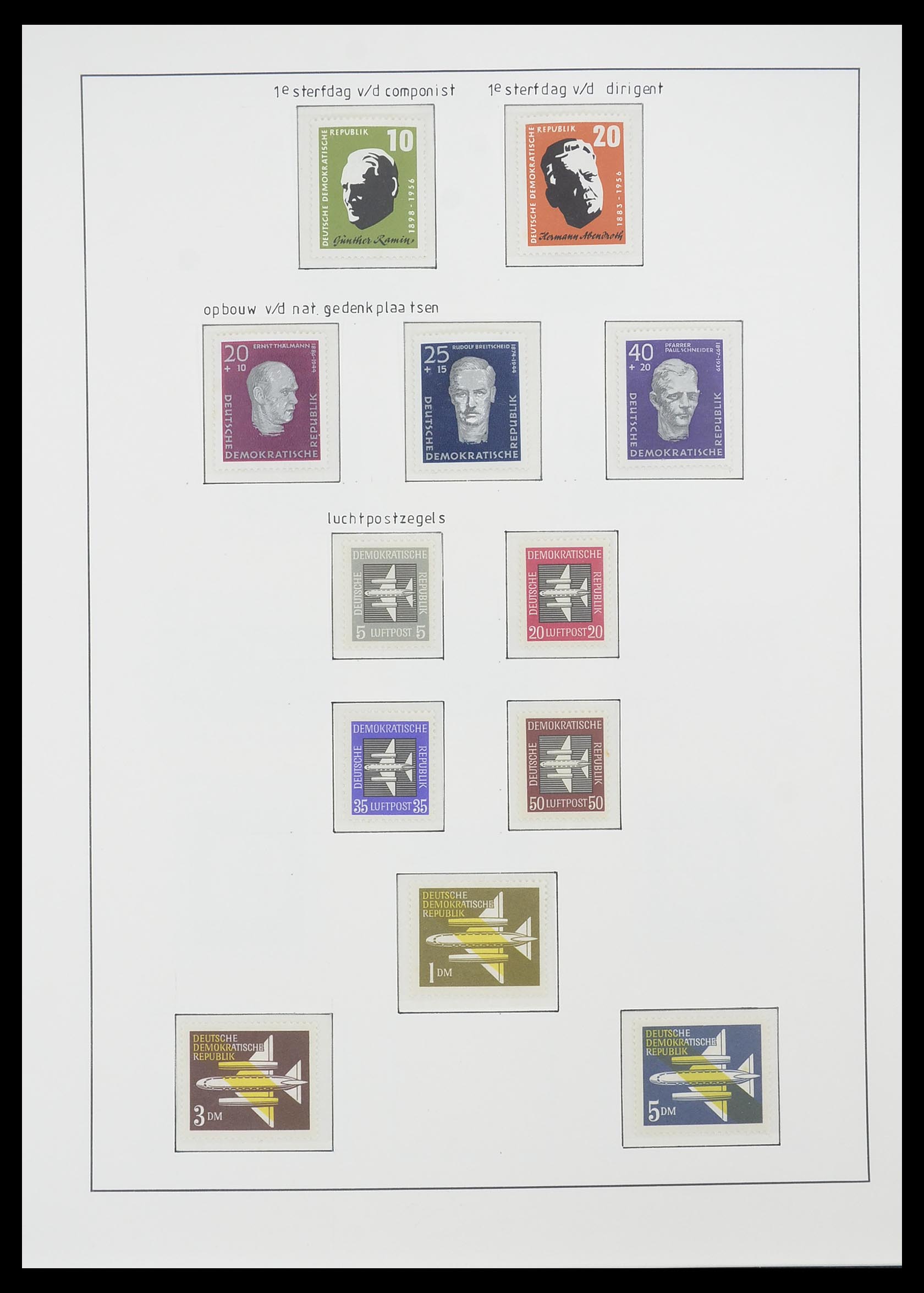 33824 055 - Stamp collection 33824 DDR 1949-1990.