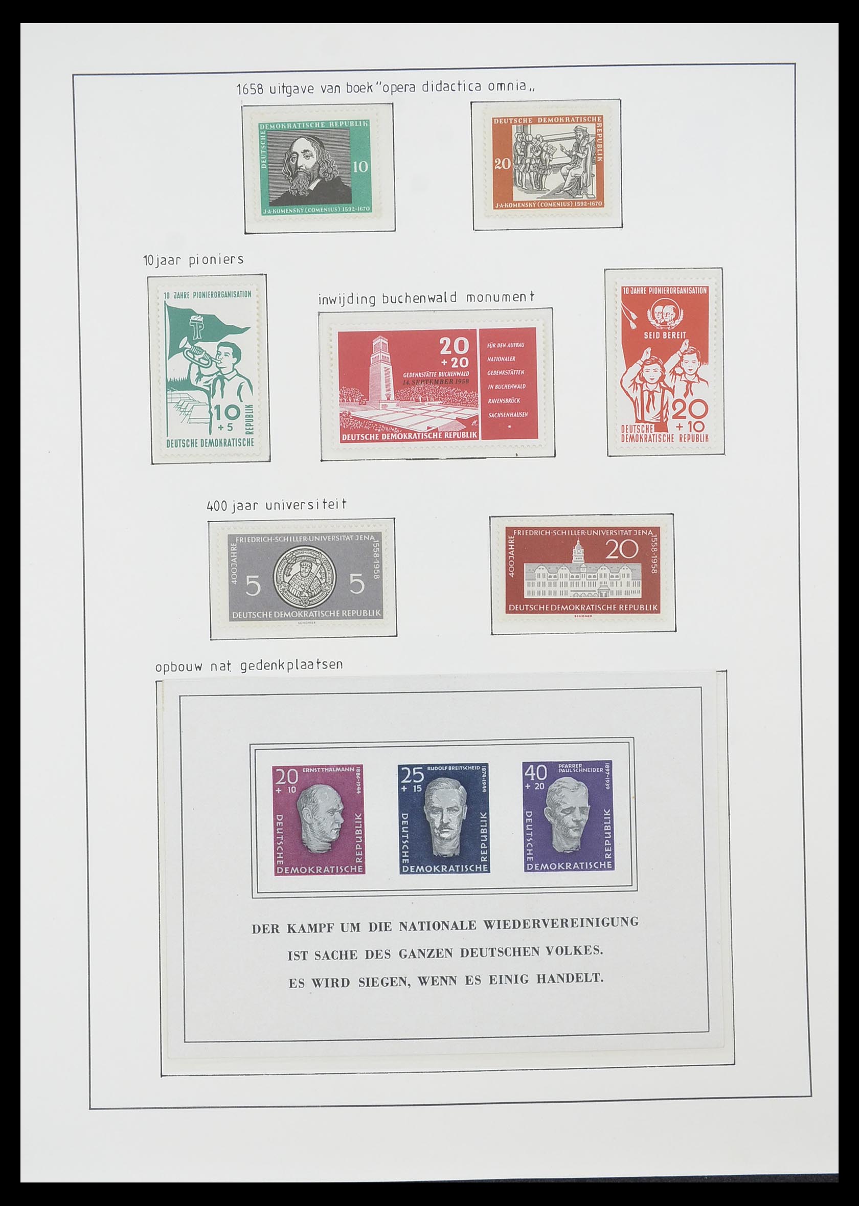 33824 058 - Stamp collection 33824 DDR 1949-1990.