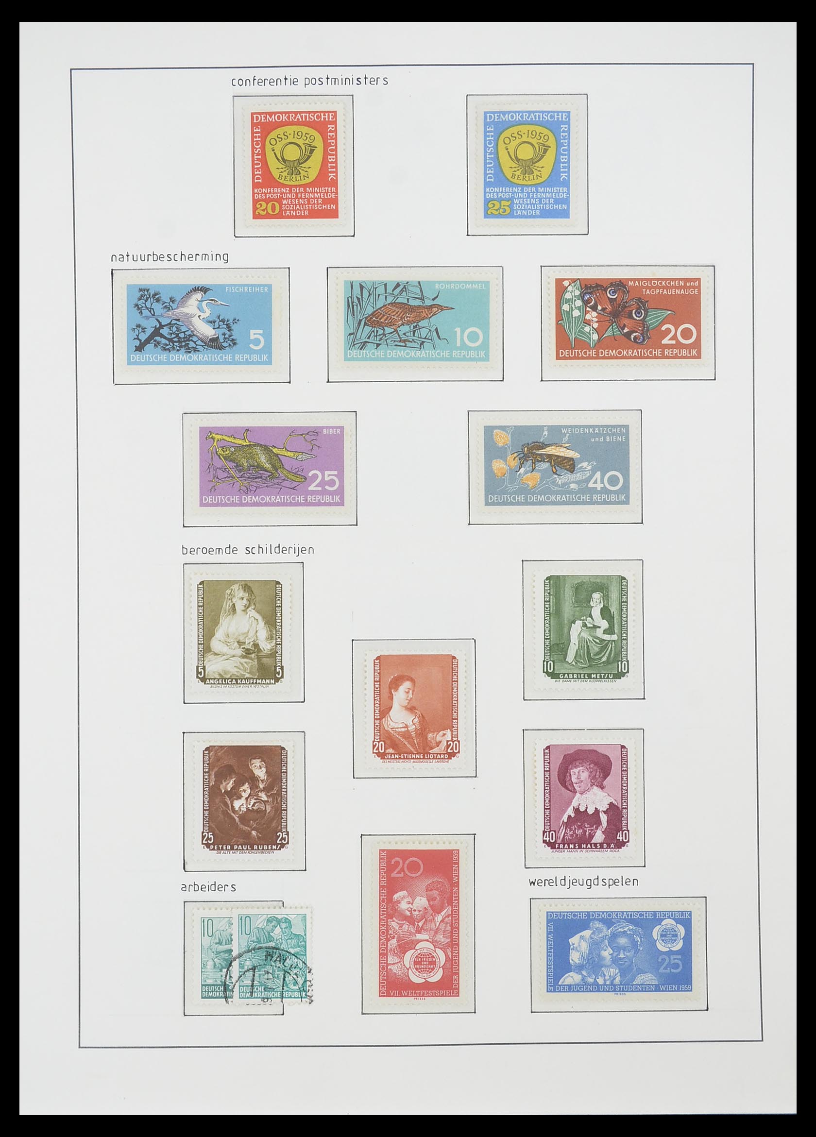 33824 062 - Stamp collection 33824 DDR 1949-1990.