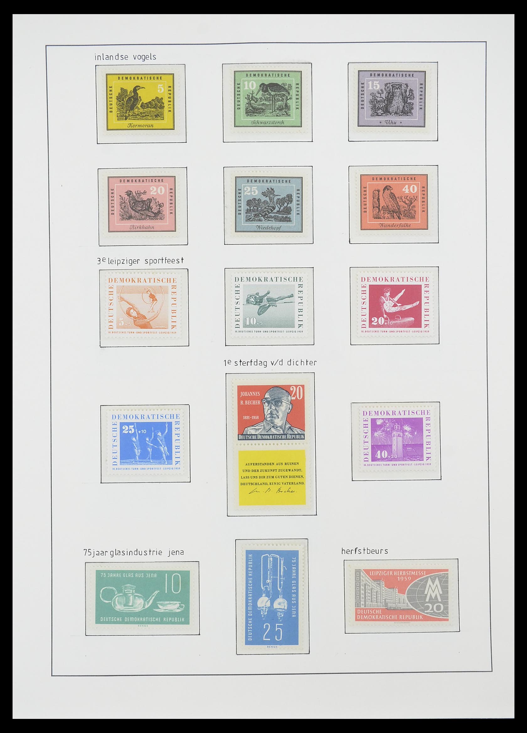 33824 063 - Stamp collection 33824 DDR 1949-1990.