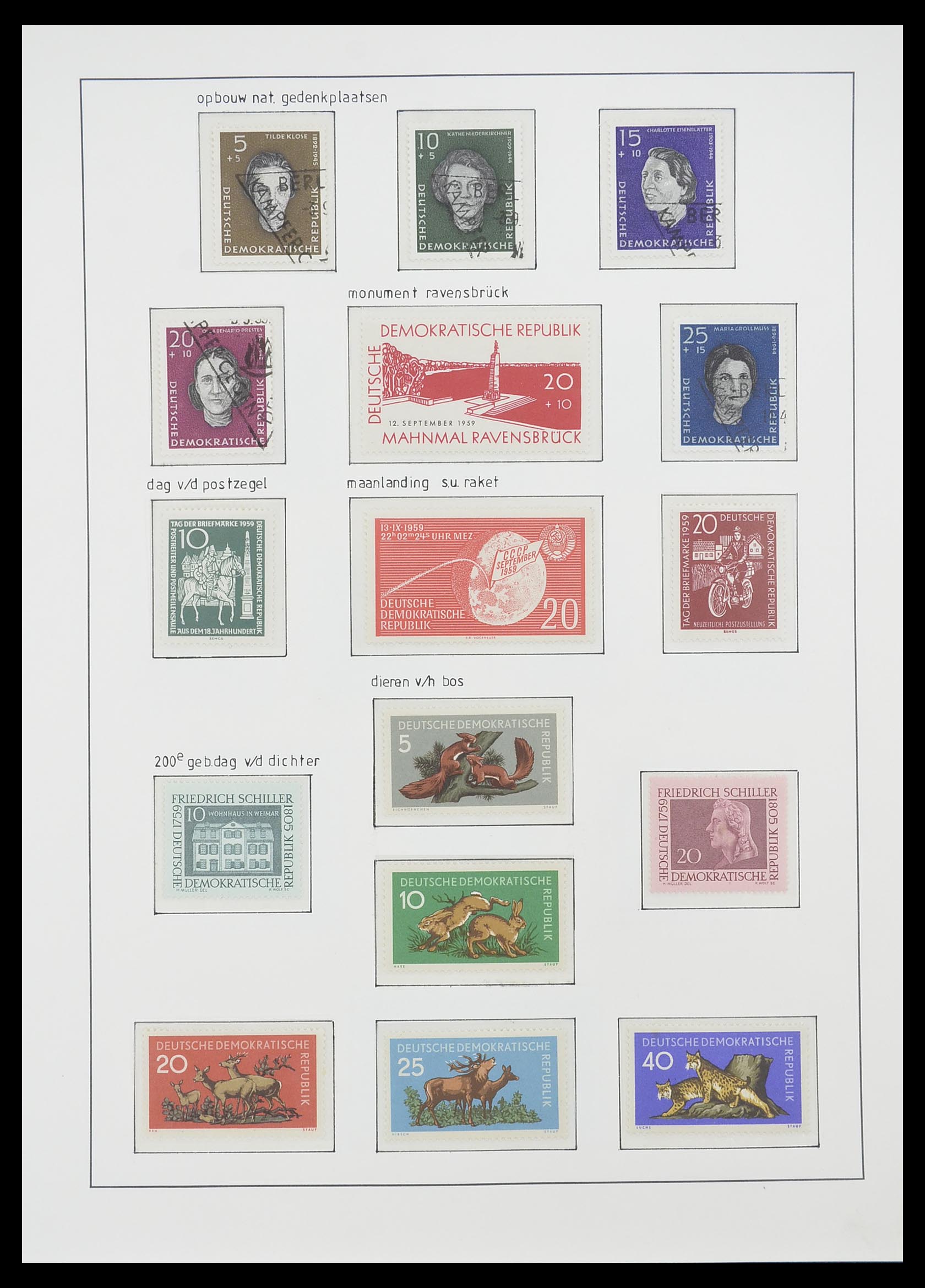 33824 064 - Stamp collection 33824 DDR 1949-1990.