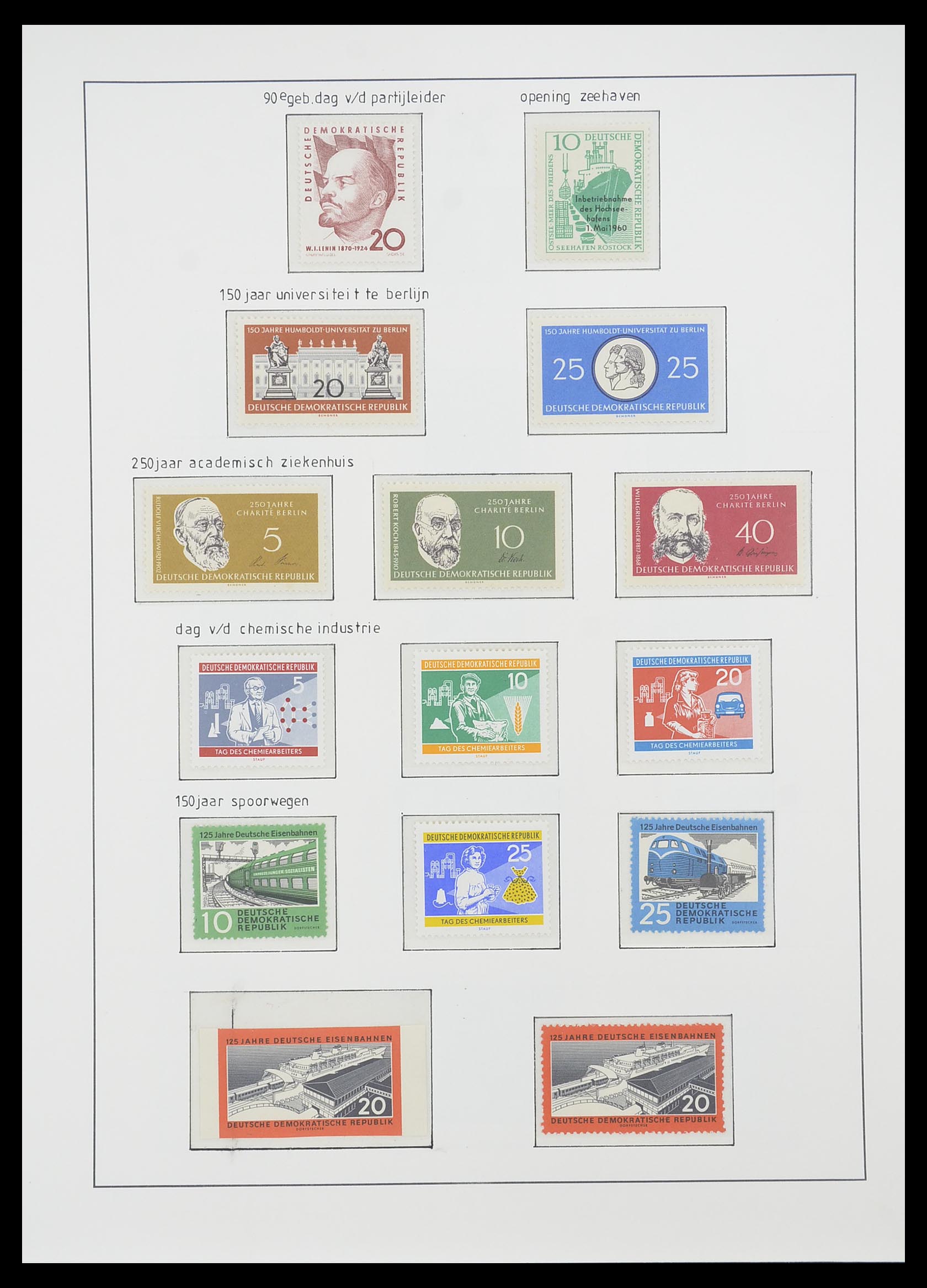 33824 070 - Stamp collection 33824 DDR 1949-1990.