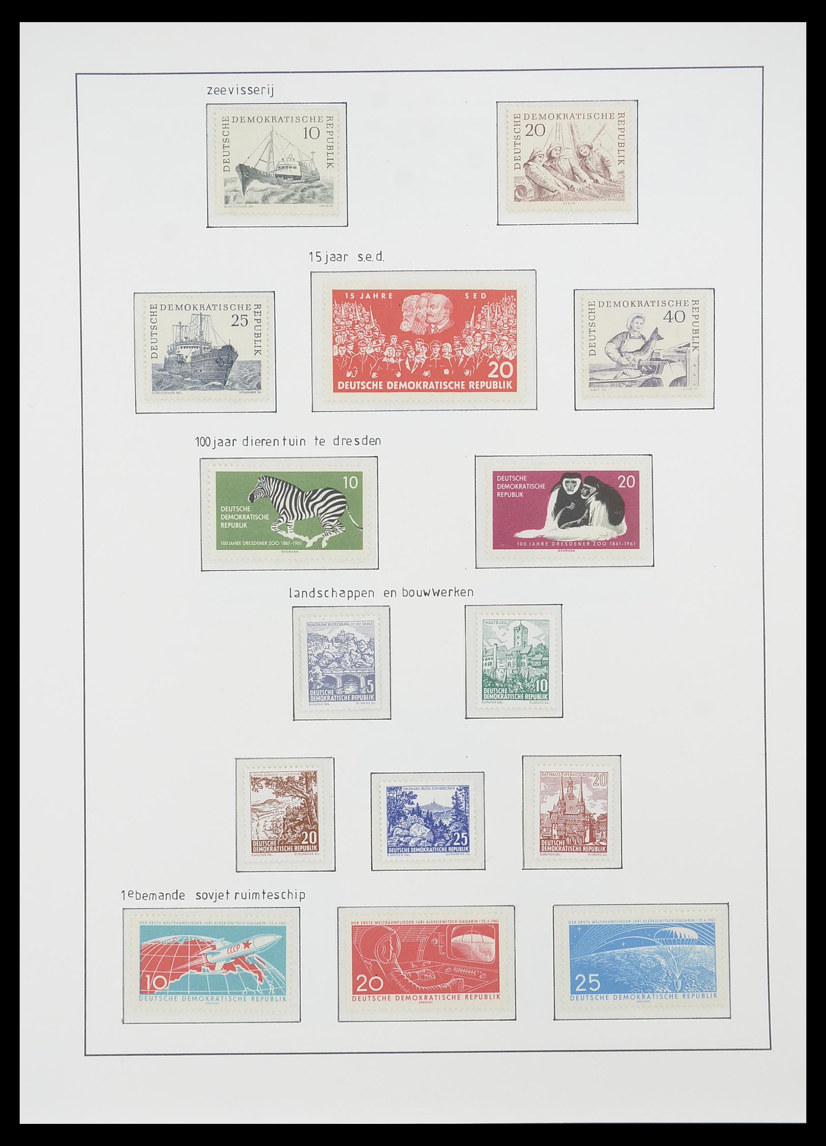 33824 072 - Stamp collection 33824 DDR 1949-1990.