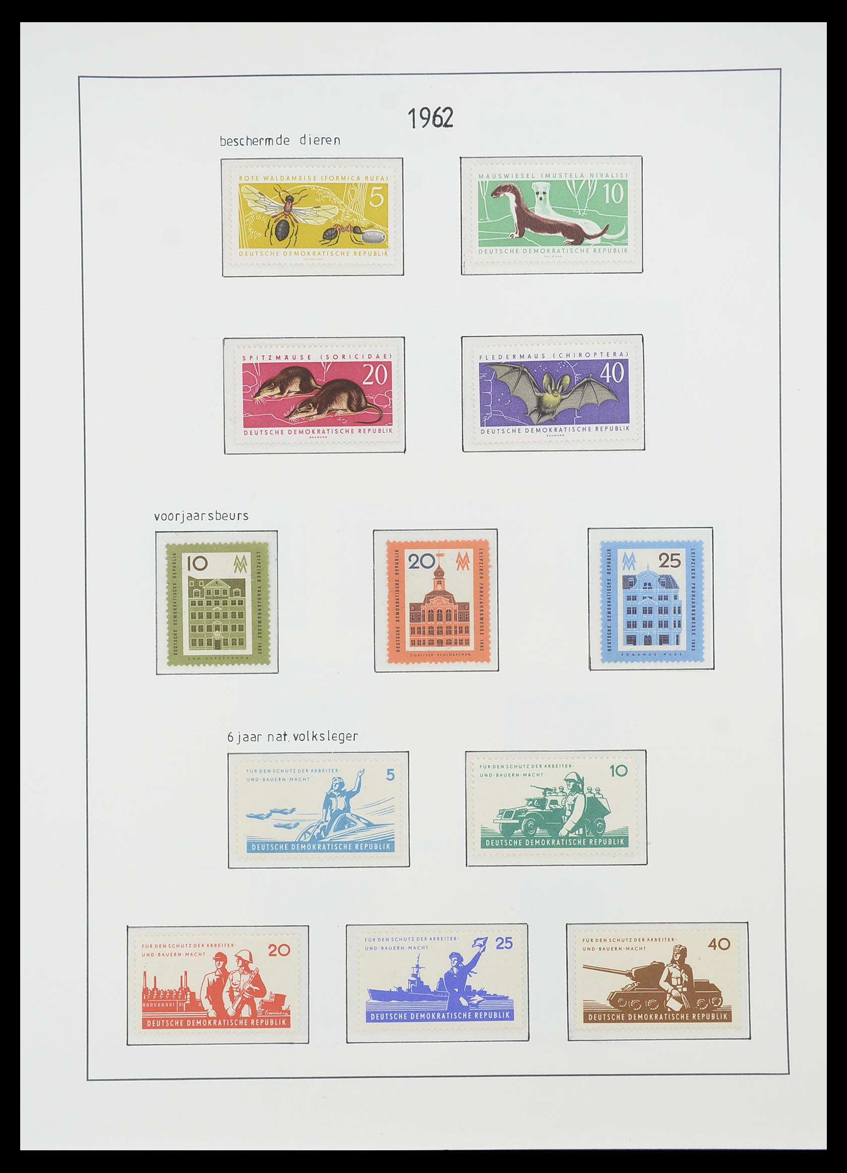 33824 076 - Stamp collection 33824 DDR 1949-1990.