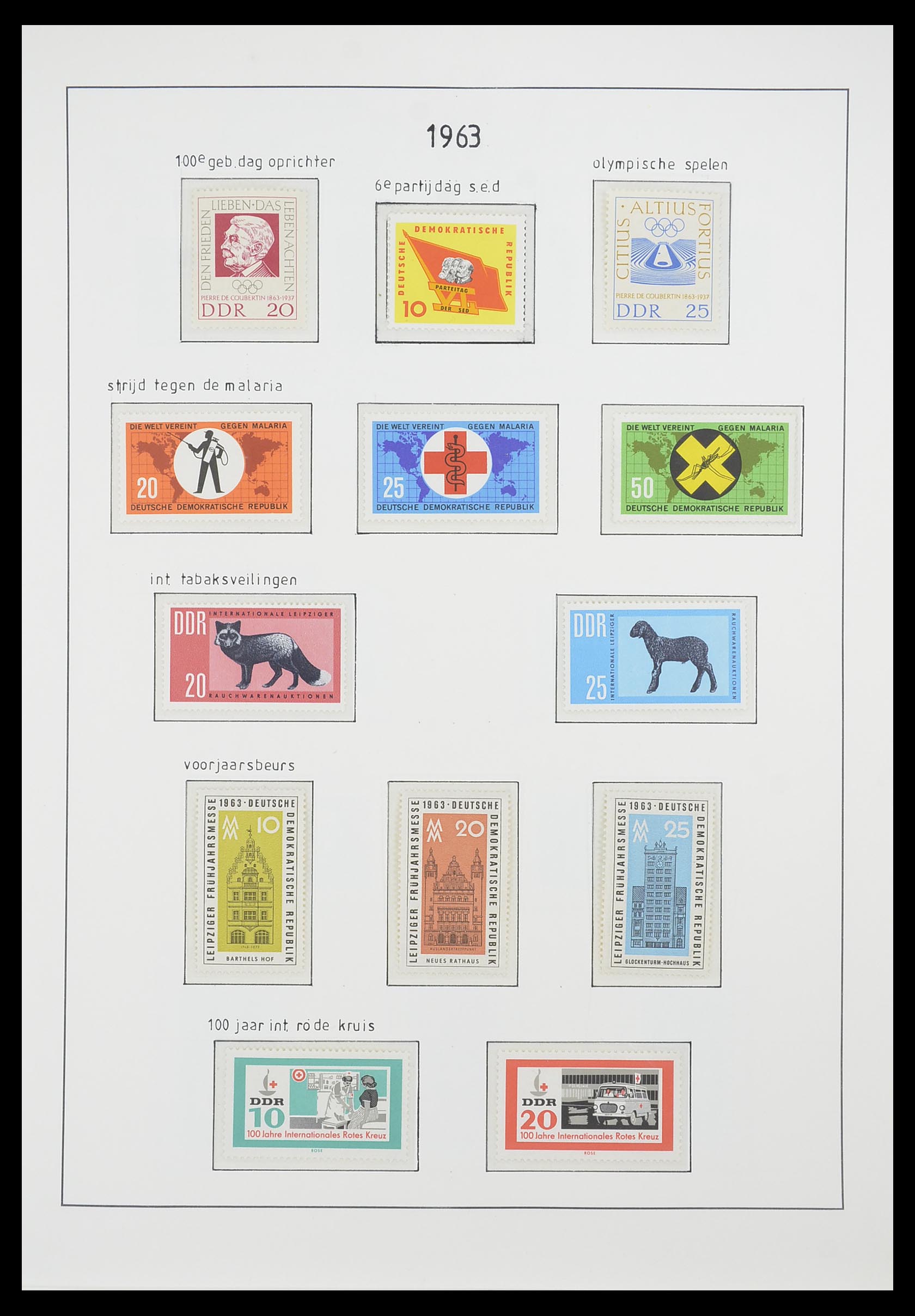 33824 082 - Stamp collection 33824 DDR 1949-1990.