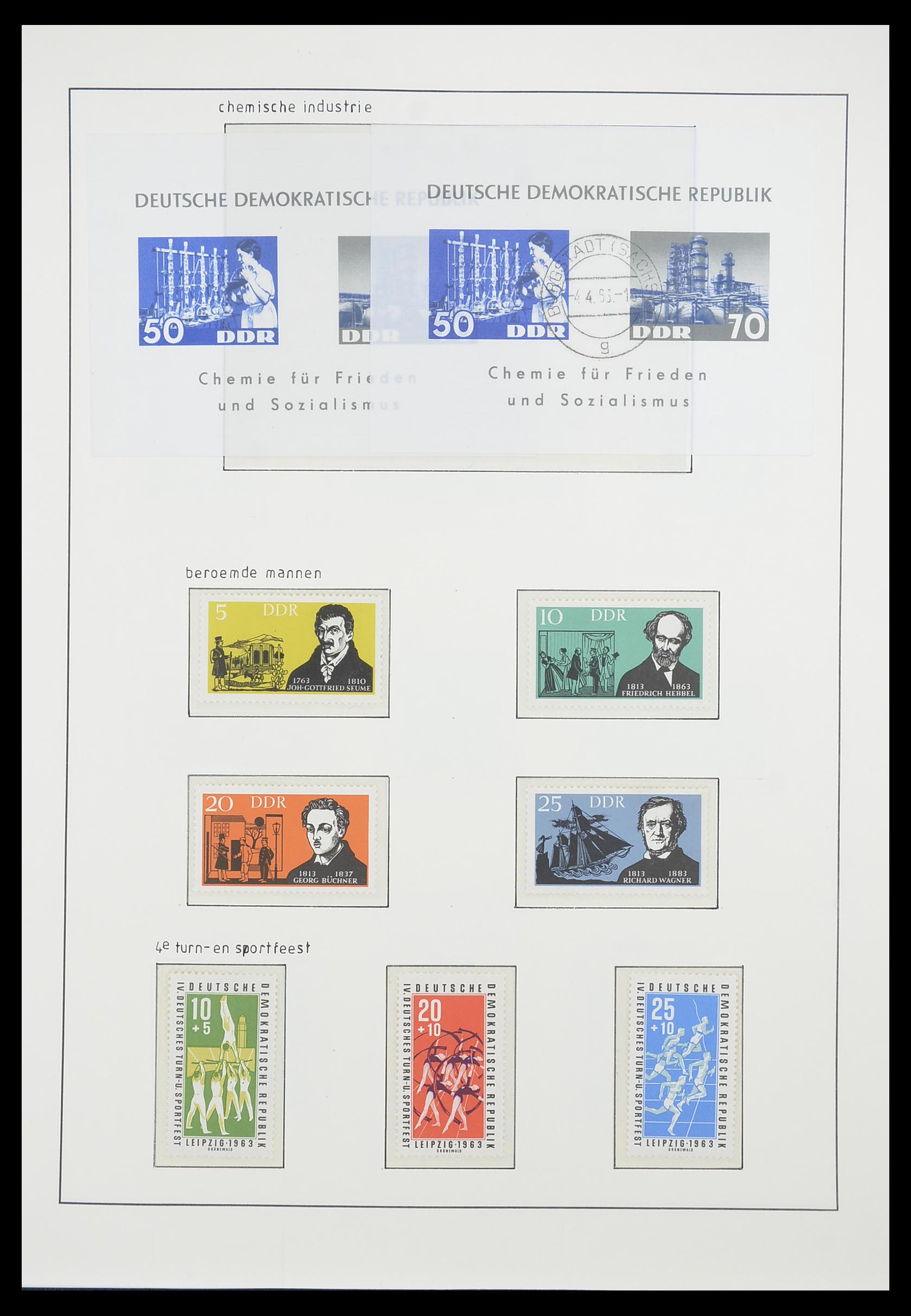 33824 083 - Stamp collection 33824 DDR 1949-1990.