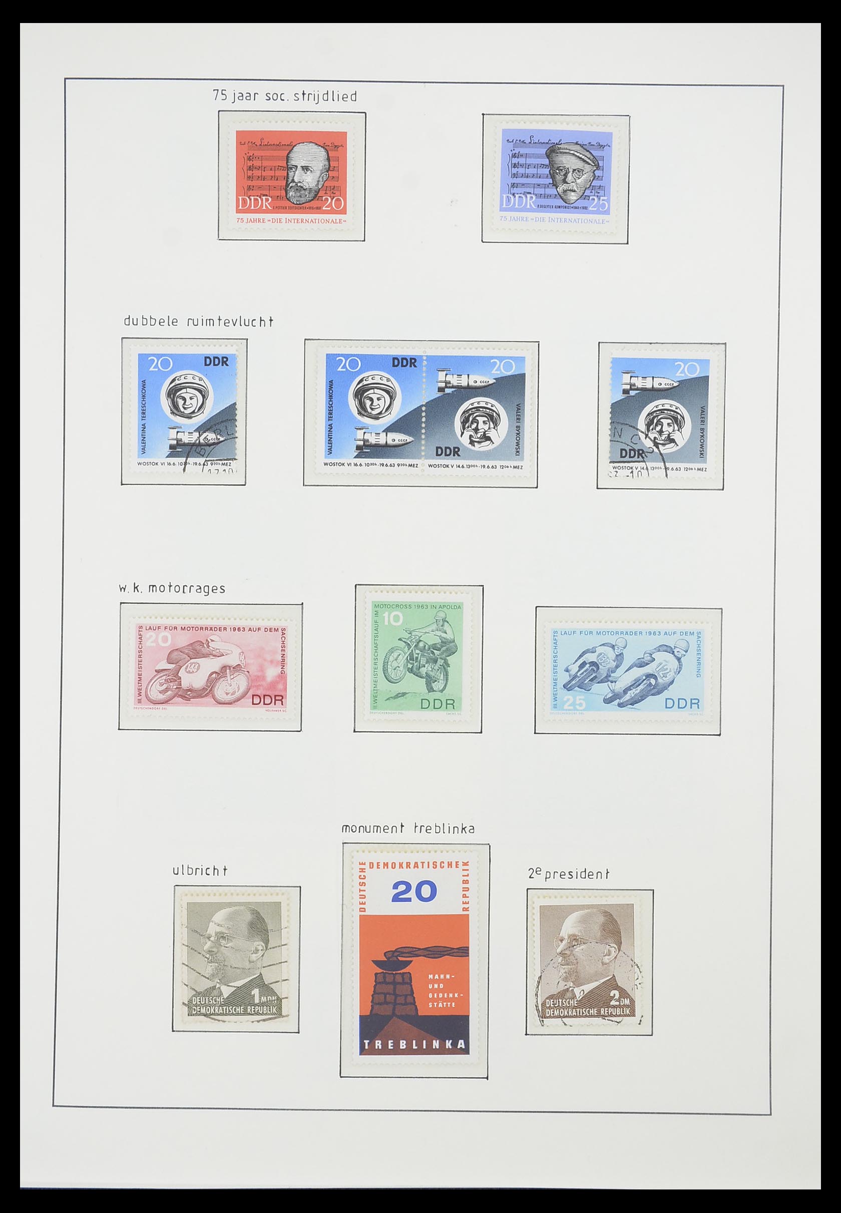 33824 084 - Stamp collection 33824 DDR 1949-1990.