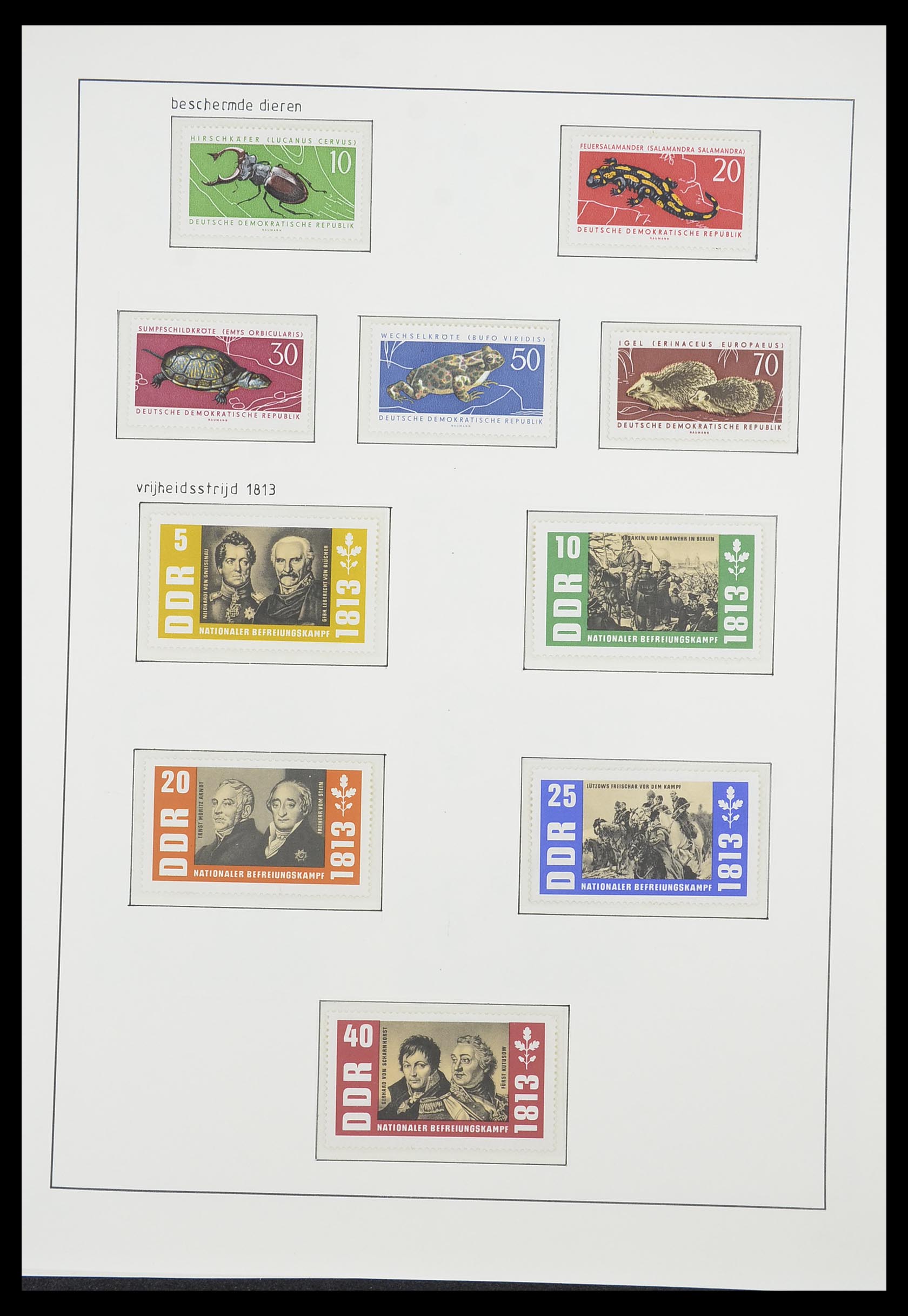 33824 085 - Stamp collection 33824 DDR 1949-1990.